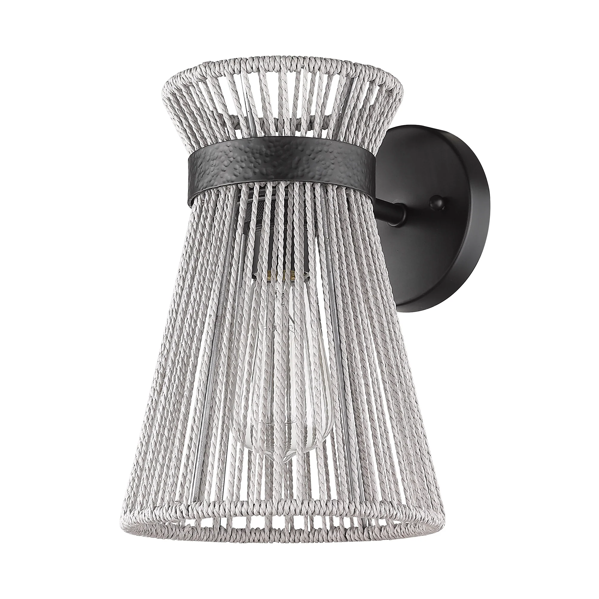 Avon 1-light Wall Sconce in Matte Black - Image 4