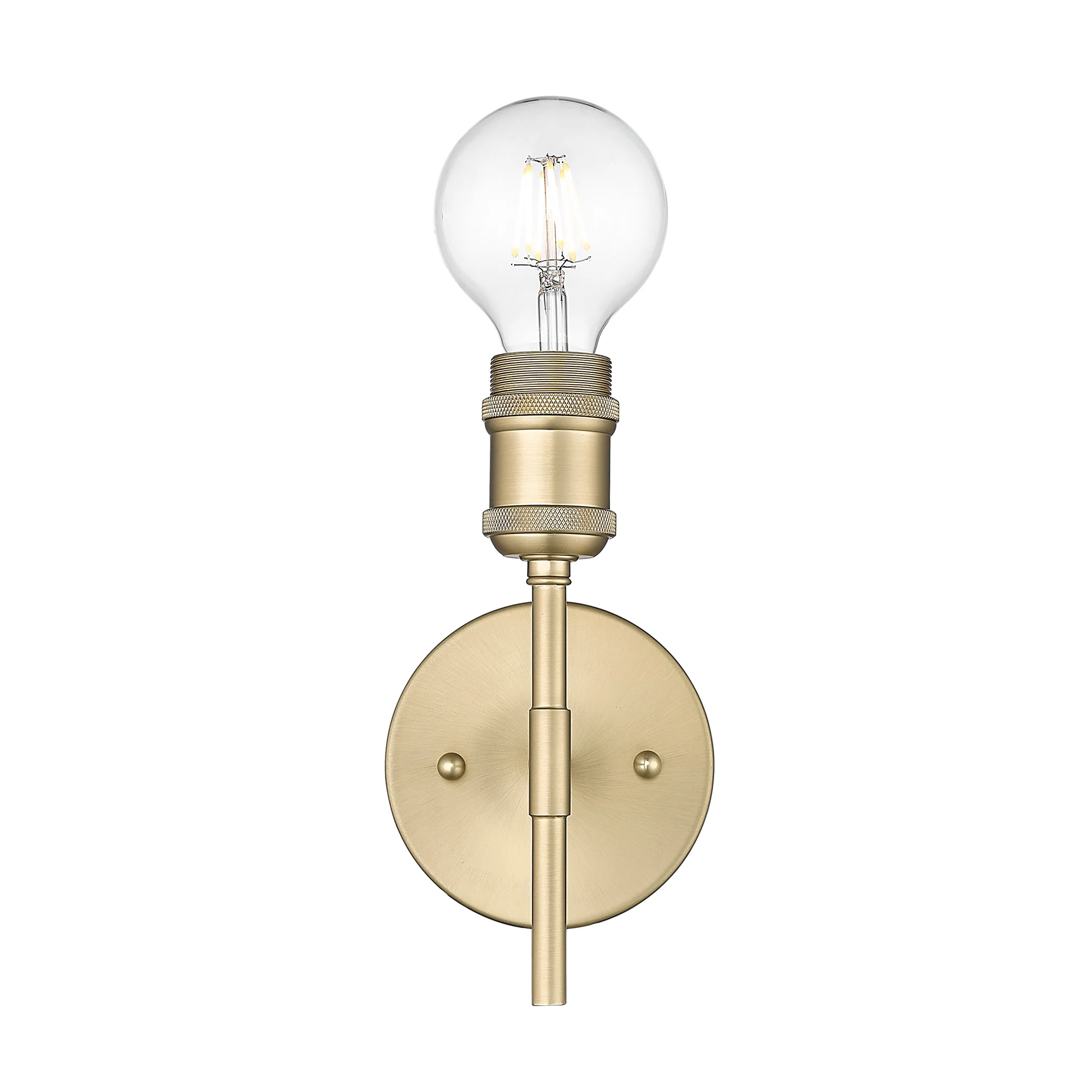 Axel 1-light Wall Sconce in Brushed Champagne Brass - Image 2