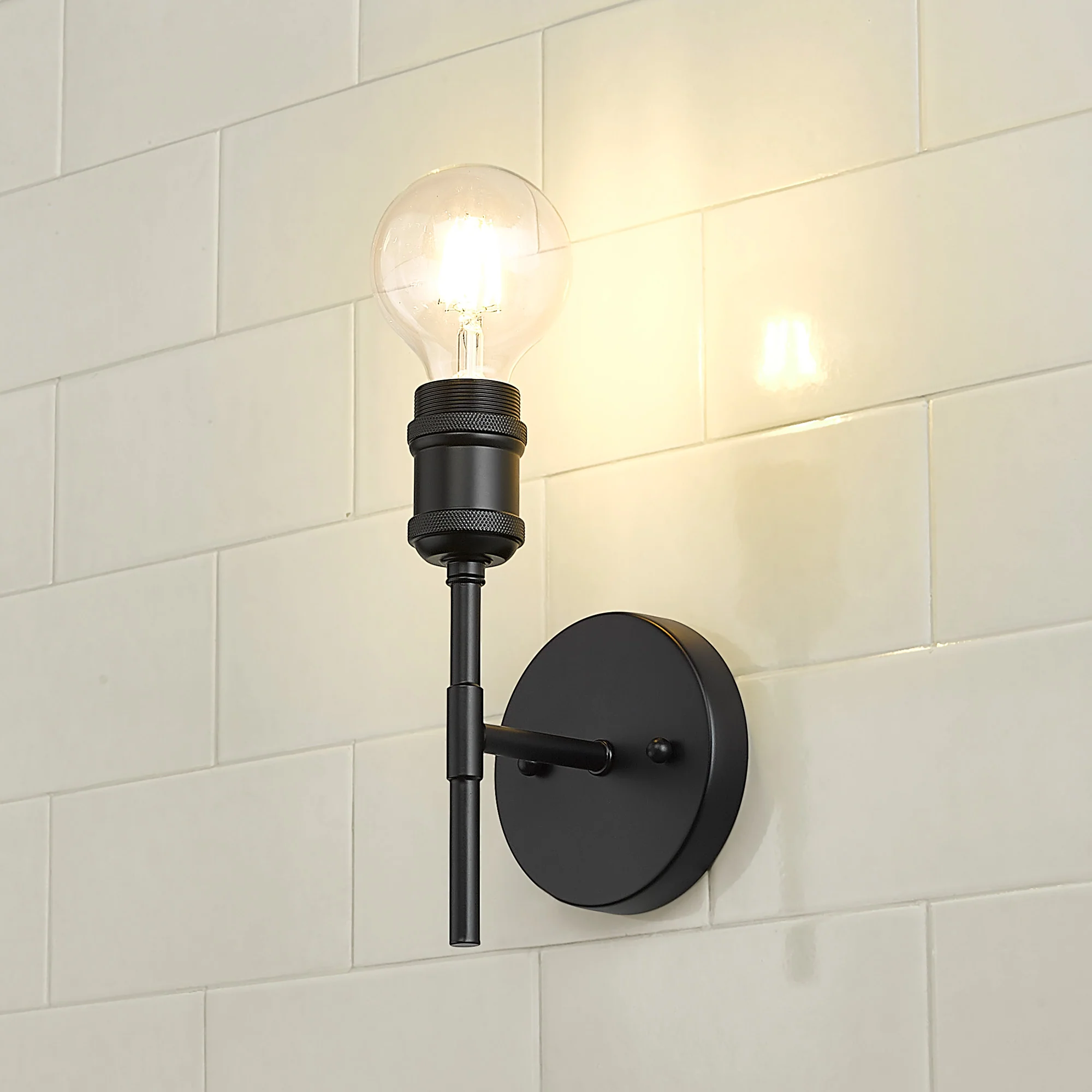 Axel 1-light Wall Sconce in Matte Black - Image 7