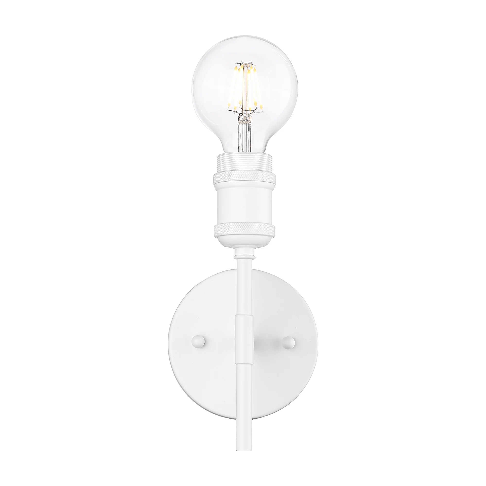 Axel 1-light Wall Sconce in Matte White - Image 2