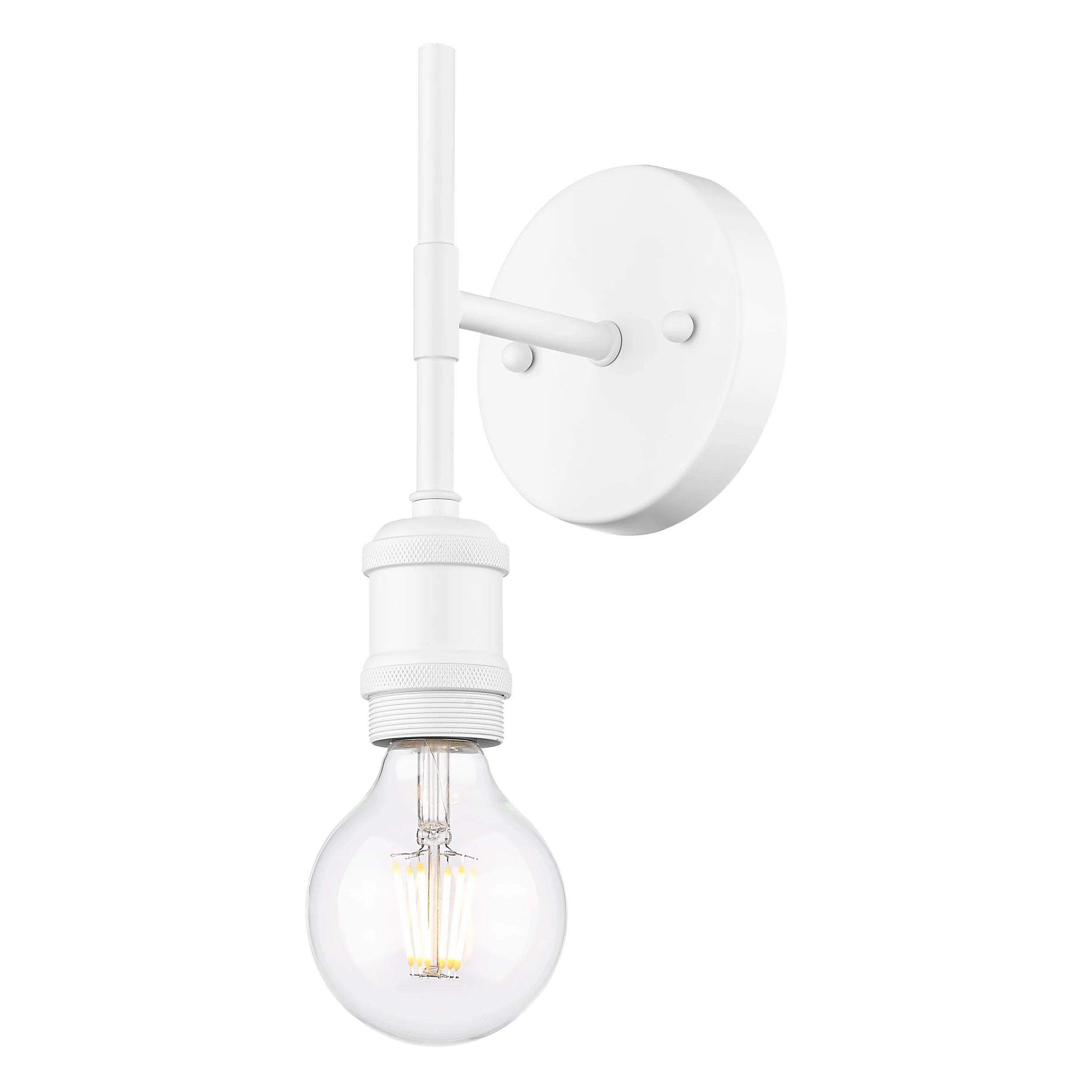 Axel 1-light Wall Sconce in Matte White - Image 4
