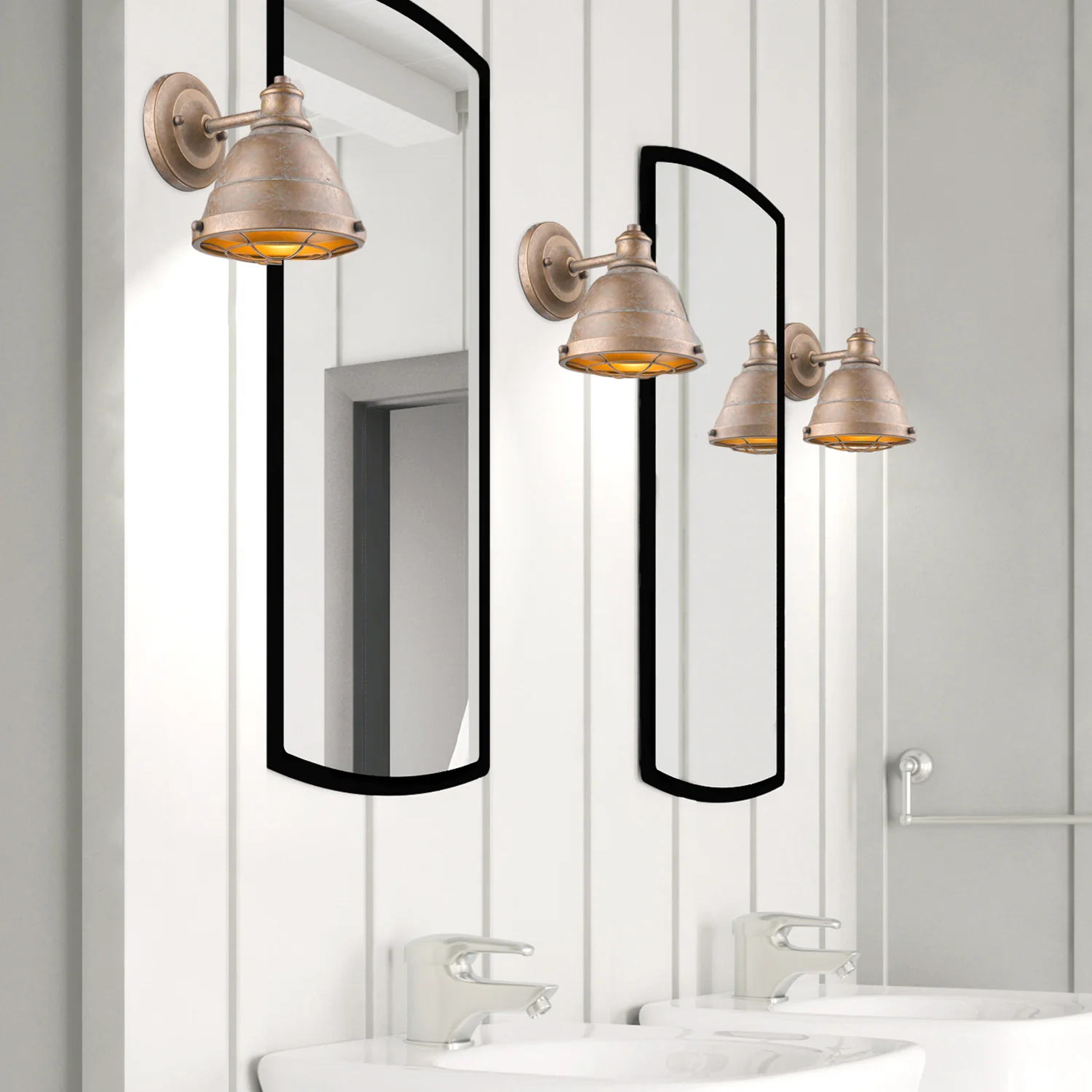 Bartlett 1-light Vanity in Copper Patina - Image 4