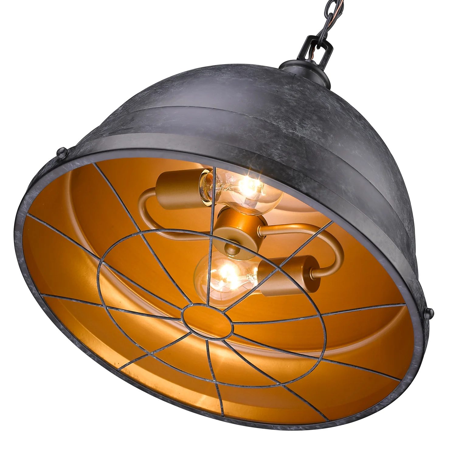 Bartlett 2-light Pendant in Black Patina - Image 3