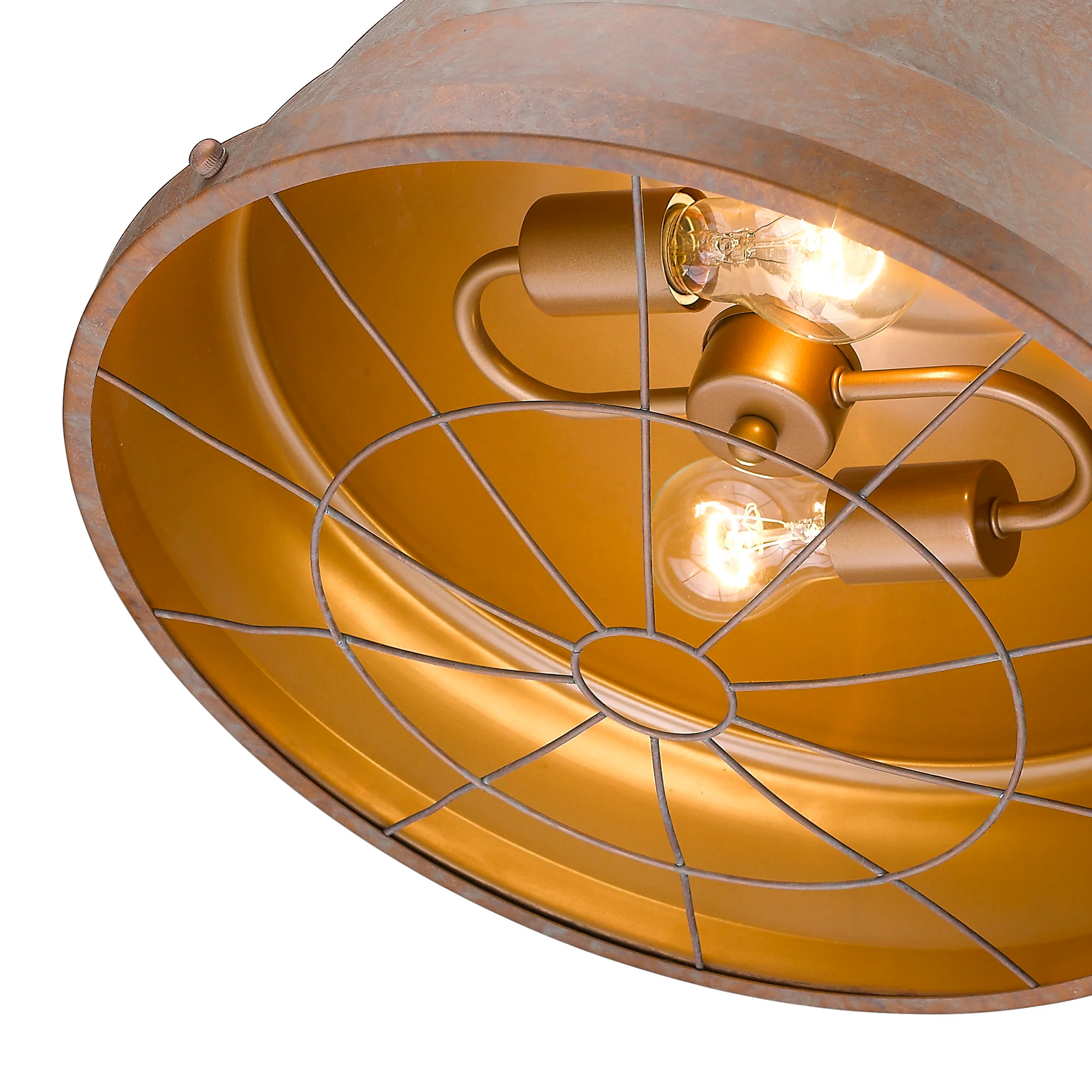 Bartlett 2-light Pendant in Copper Patina - Image 3