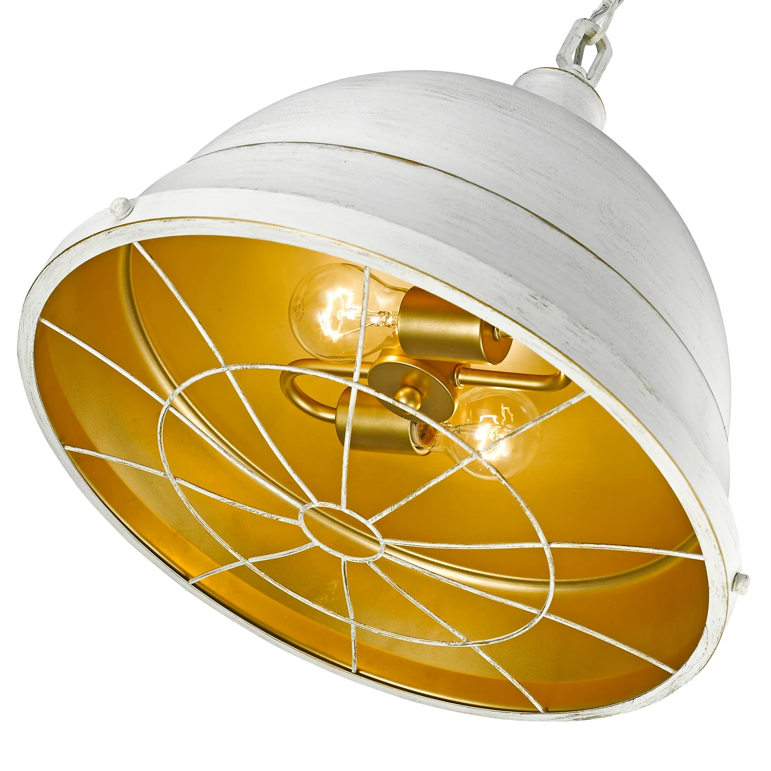 Bartlett 2-light Pendant in French White - Image 3