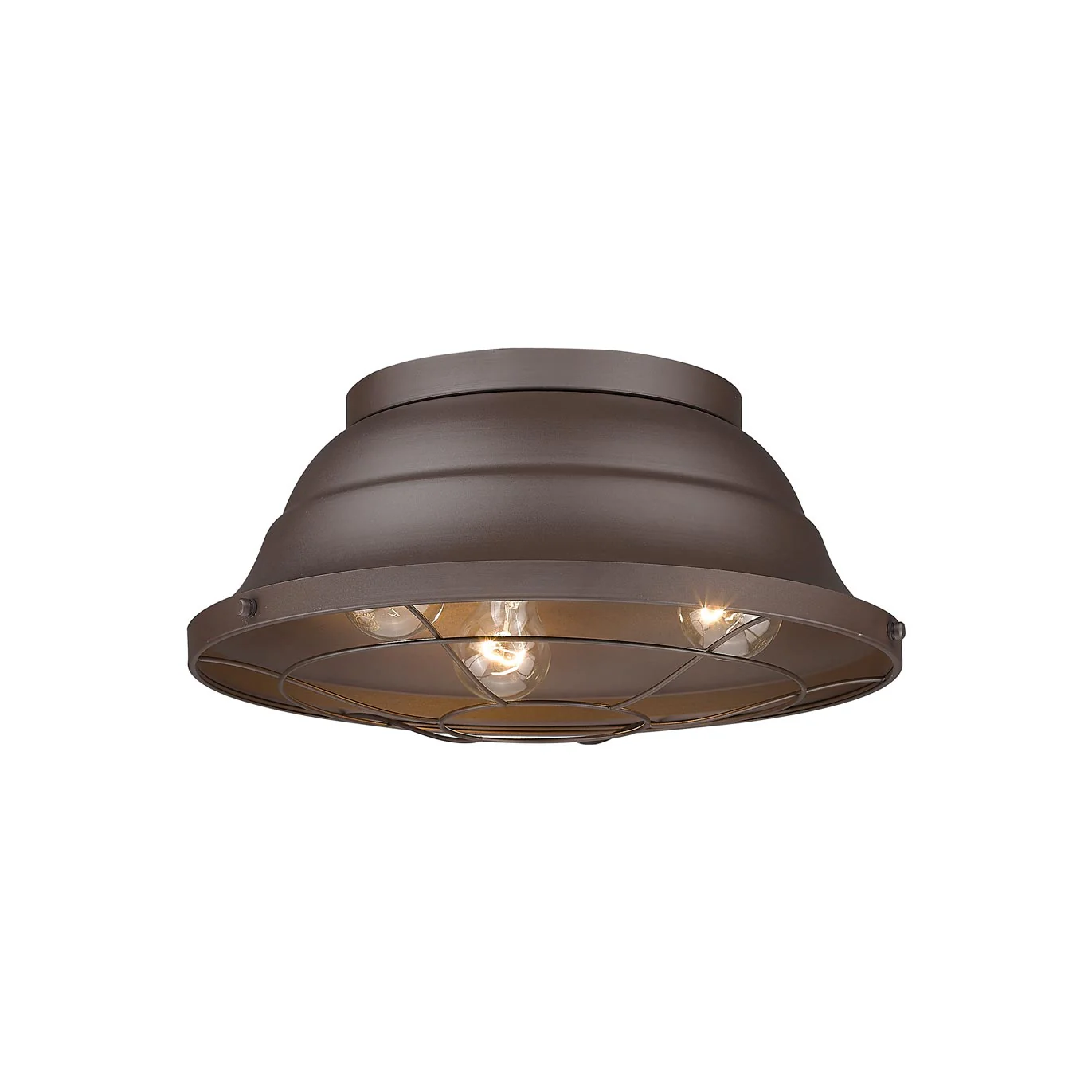 Bartlett 3-light Outdoor Ceiling in Textured Bronze - Image 4