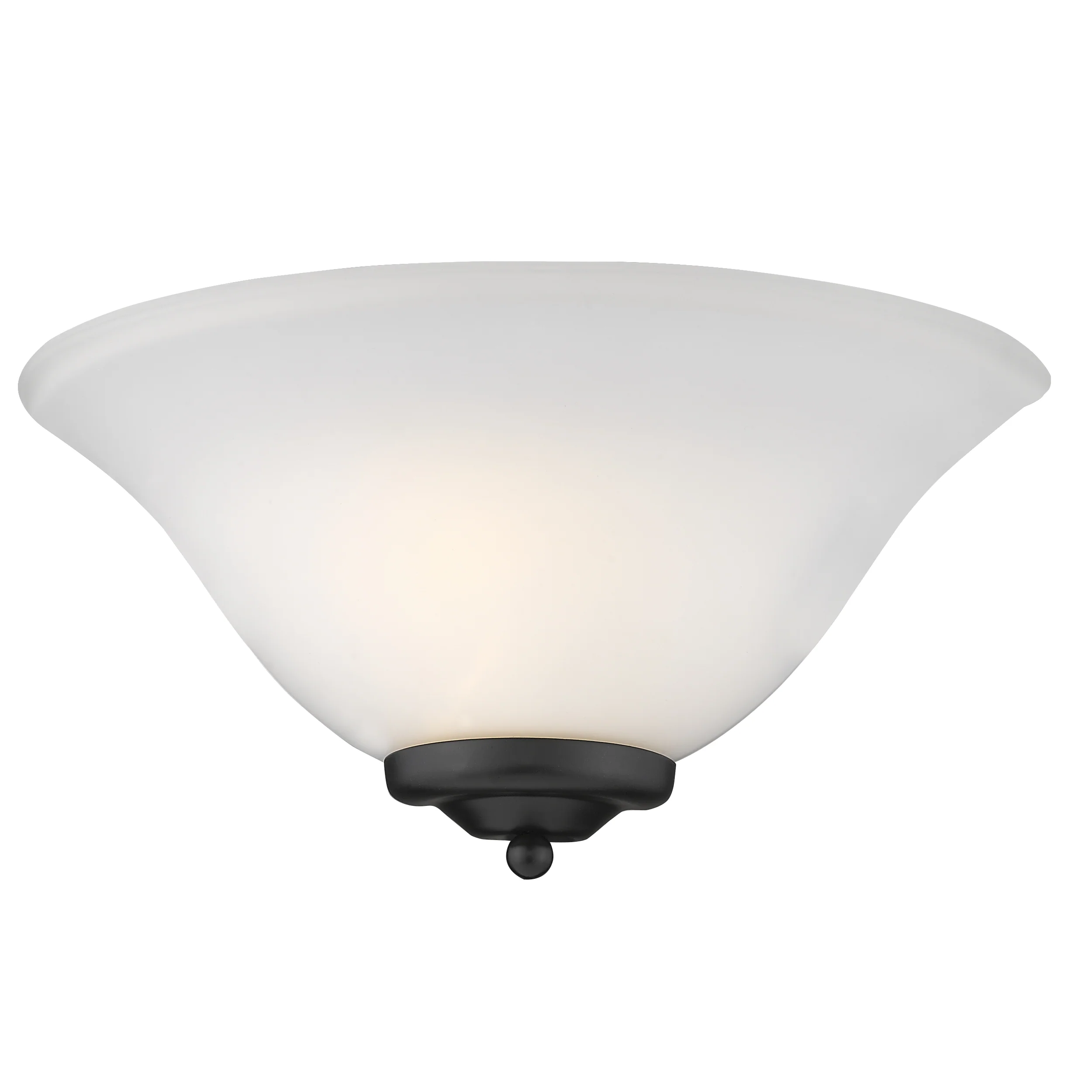 Bella 1-light Wall Sconce in Matte Black