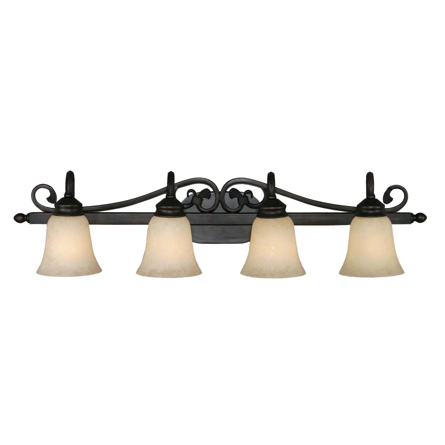 Belle Meade 4-light Vanity in Rubbed Bronze - Image 5