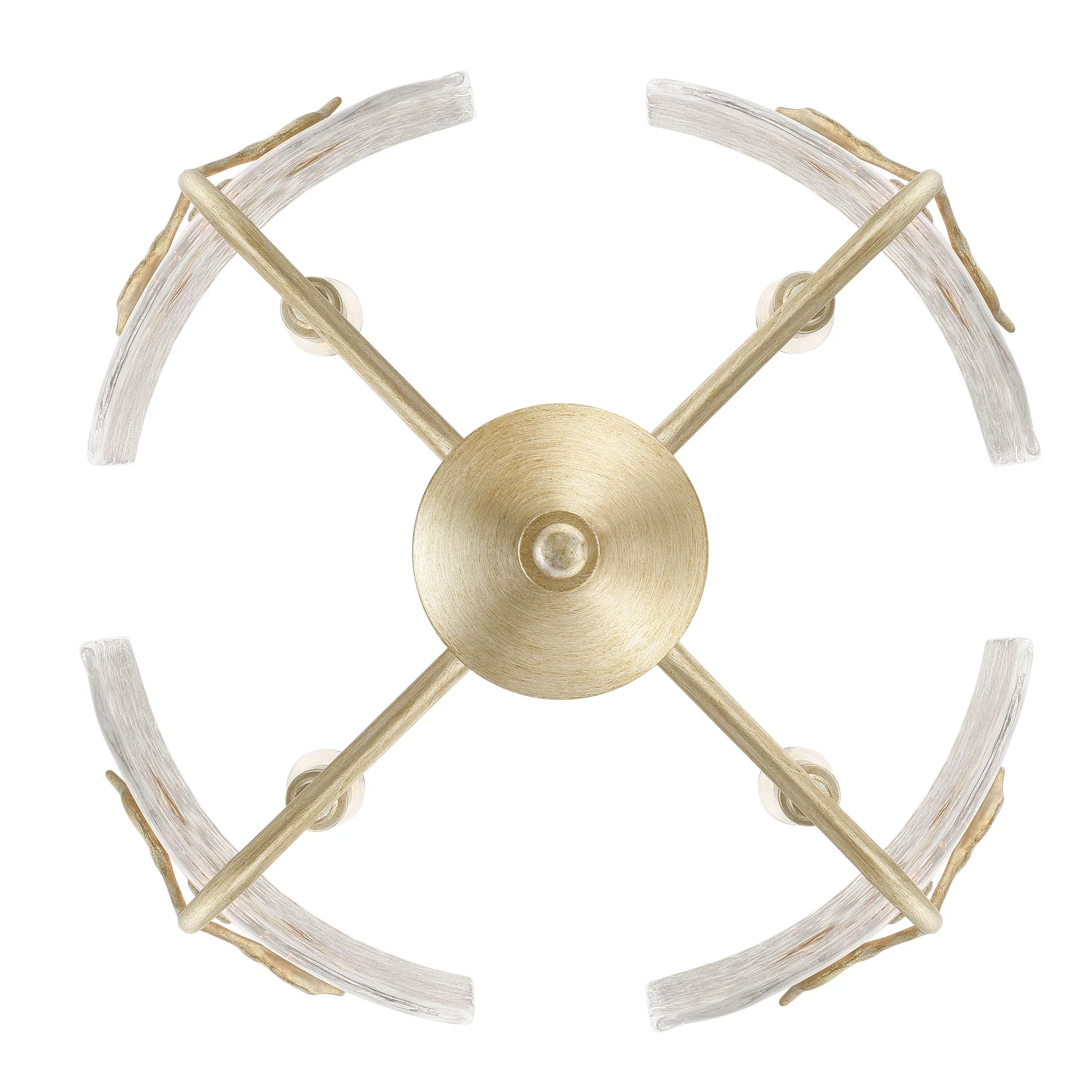 Bloem 4-light Pendant in White Gold - Image 8
