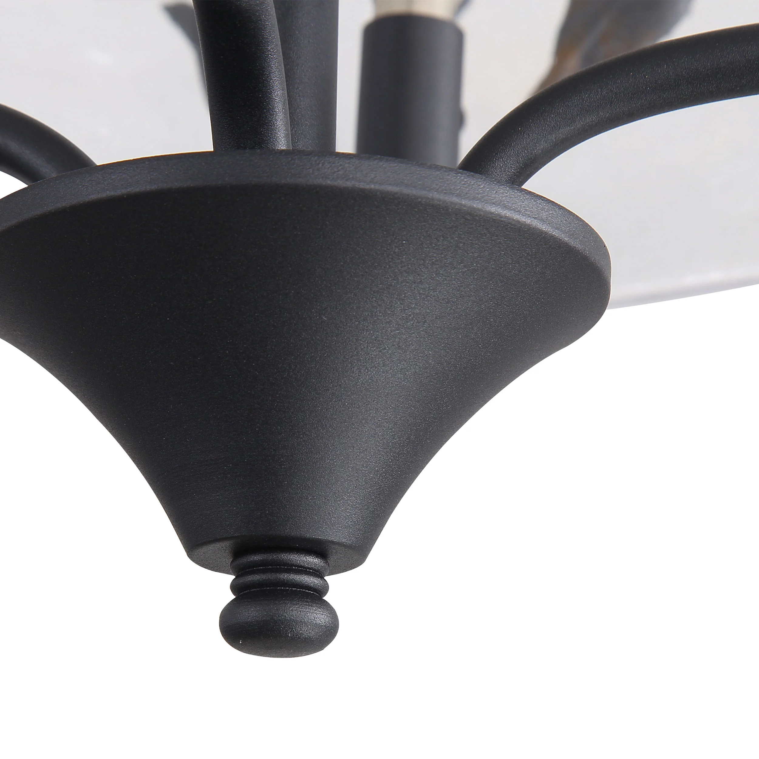Bloem 4-light Semi-Flush Mount in Natural Black - Image 7