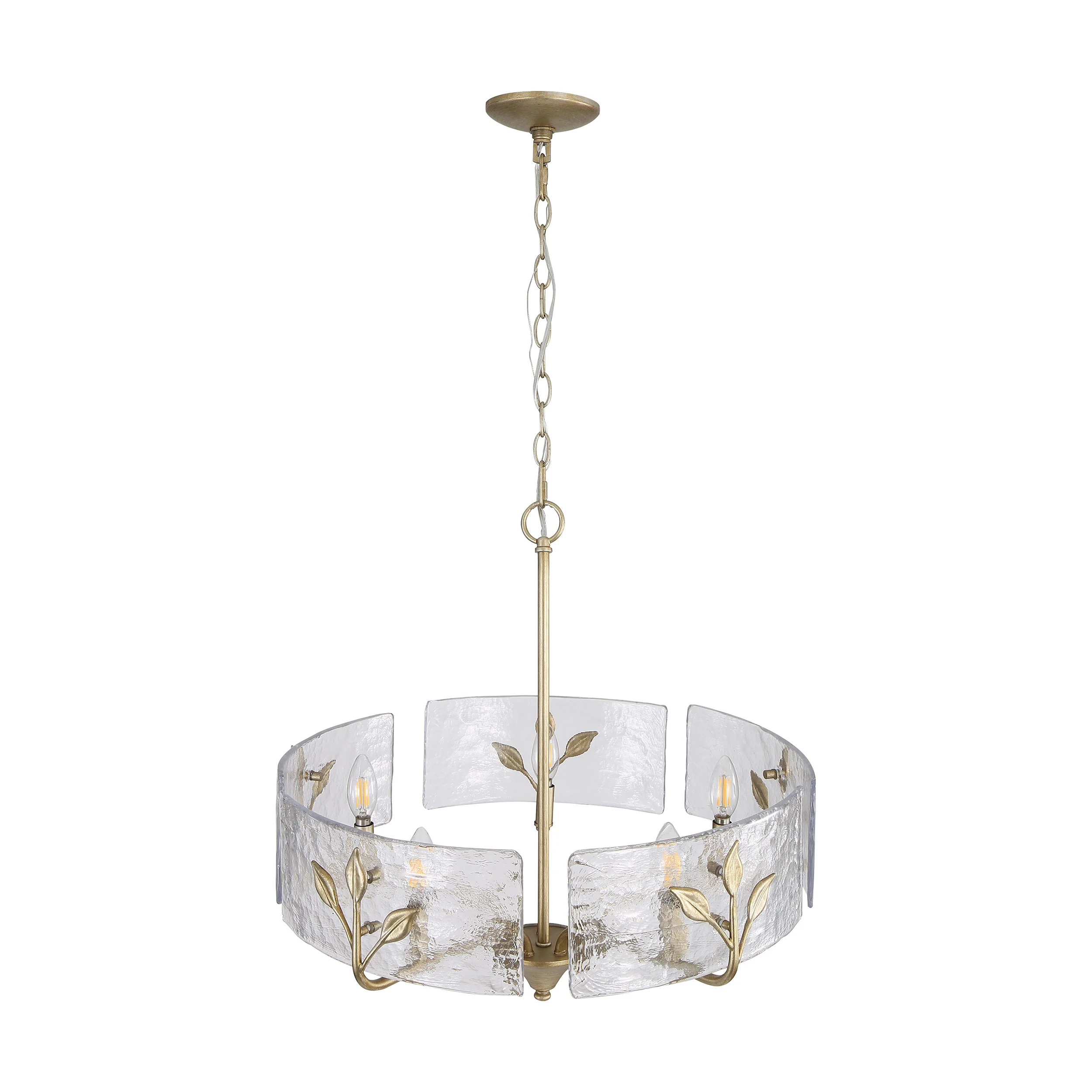 Bloem 5-light Pendant in White Gold - Image 5