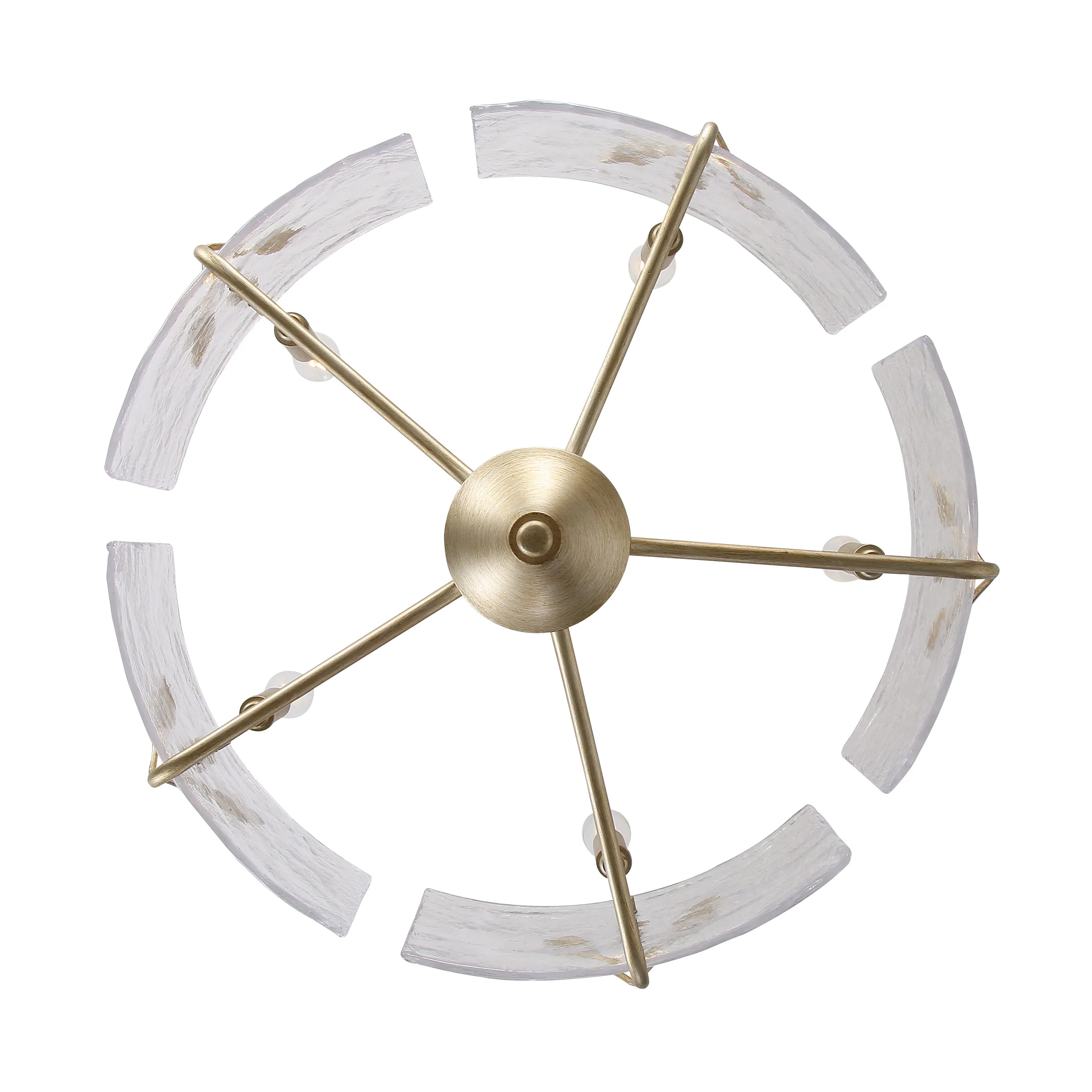 Bloem 5-light Pendant in White Gold - Image 6