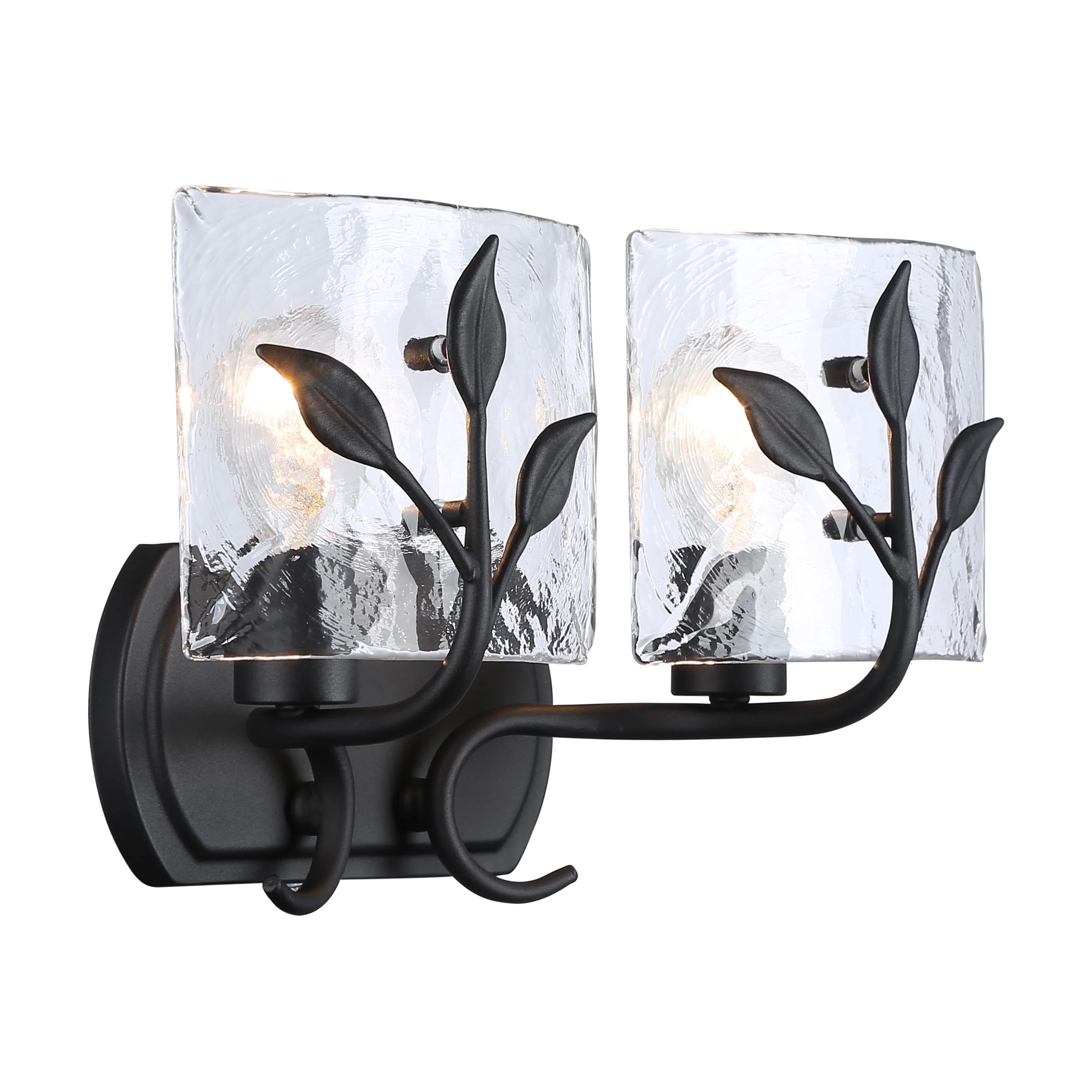 Calla 2-light Vanity in Natural Black - Image 2