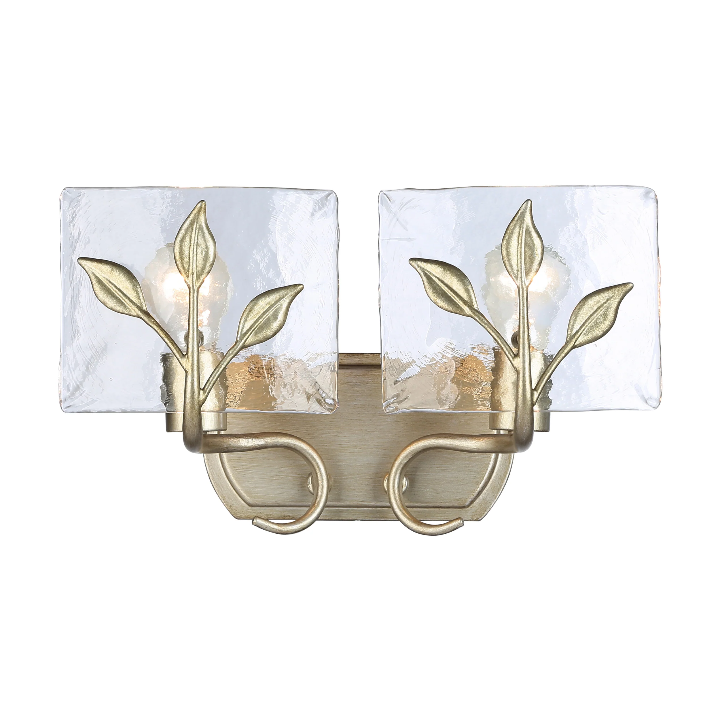 Calla 2-light Vanity in White Gold