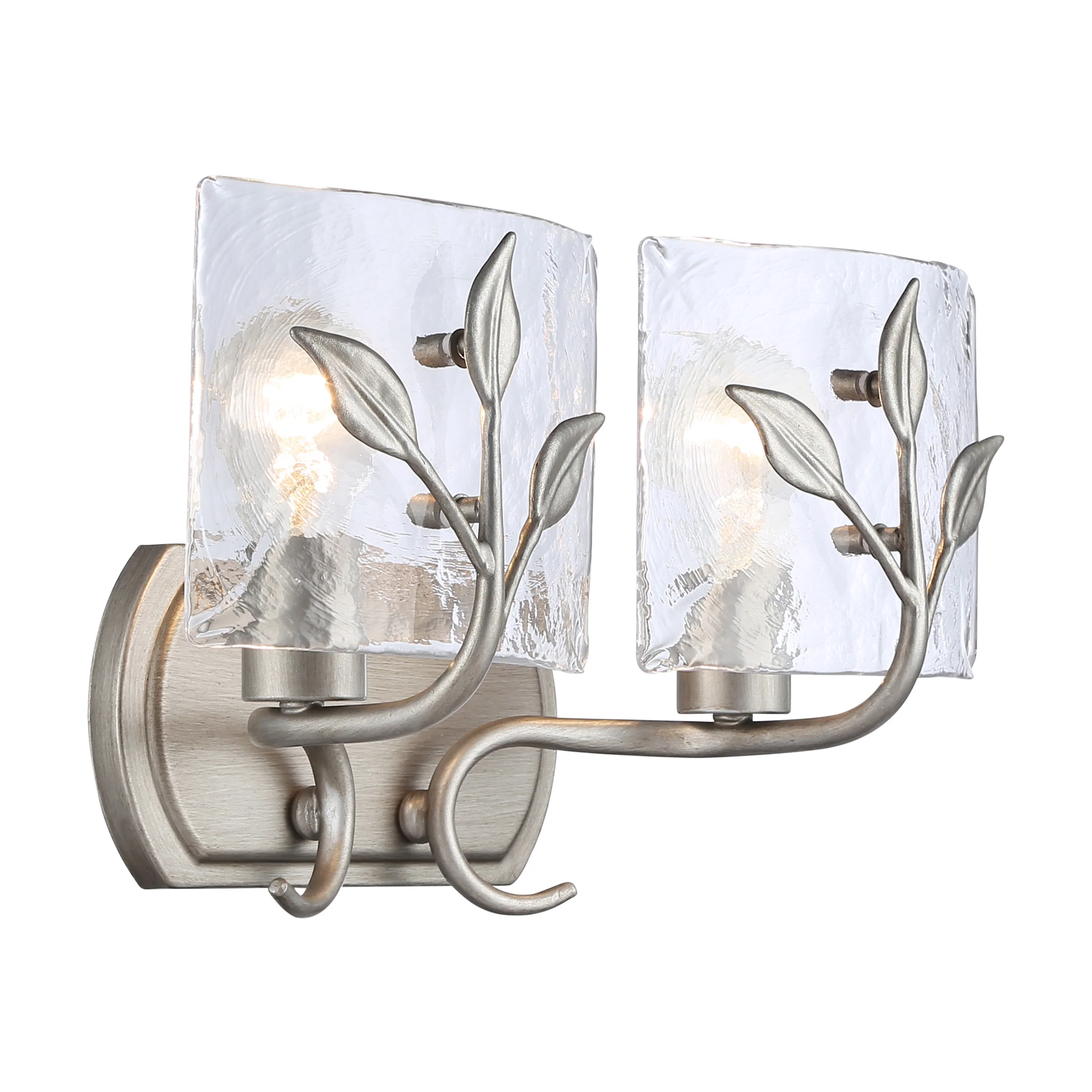Calla 2-light Vanity in White Gold - Image 2