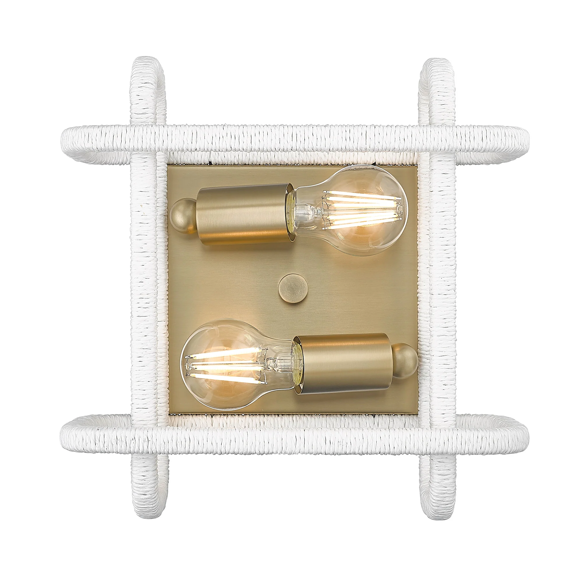 Camden 2-light Flush Mount in Brushed Champagne Brass - Image 4