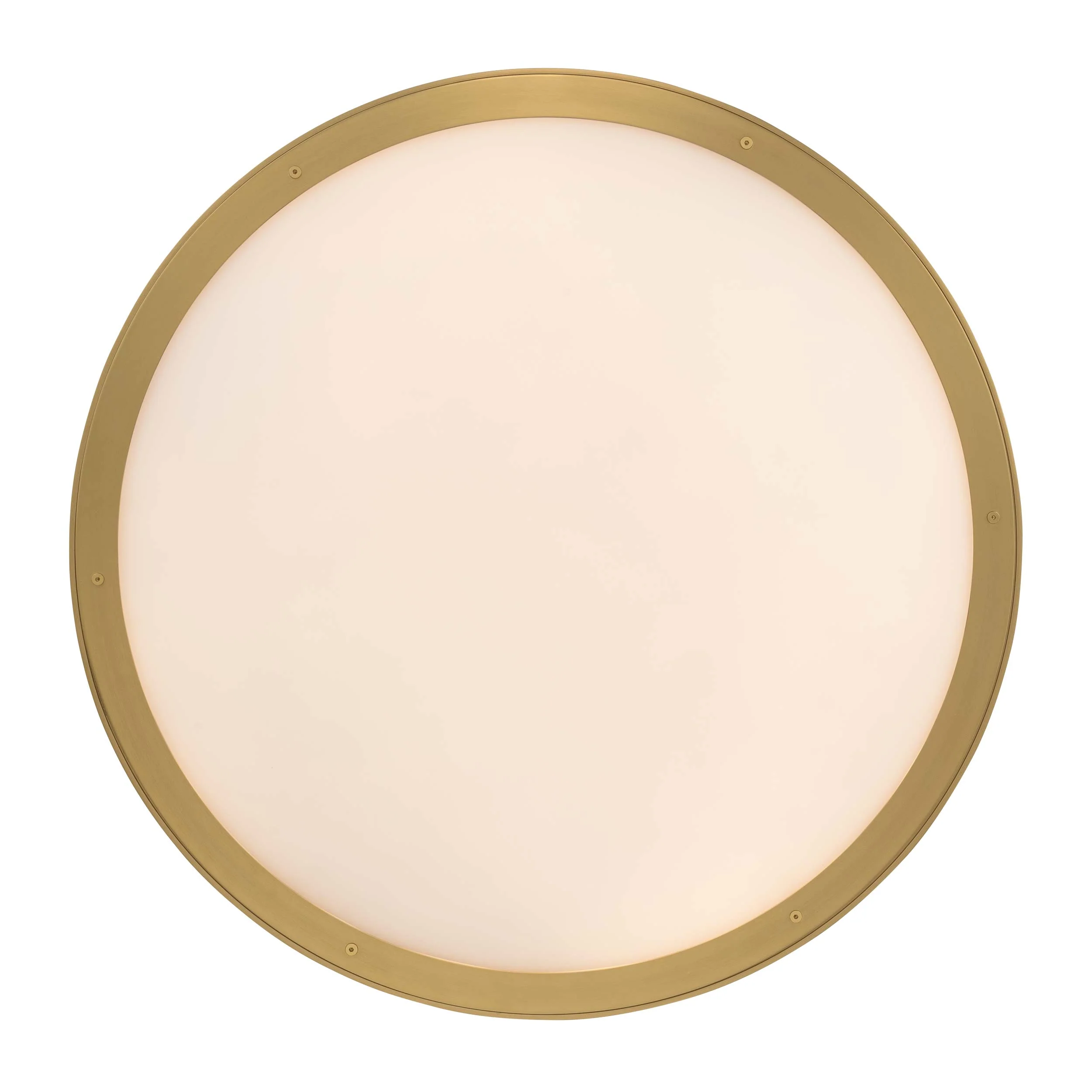 Cameron Integrated LED 24in Pendant in Brushed Champagne Brass with Etched Glass - Image 6