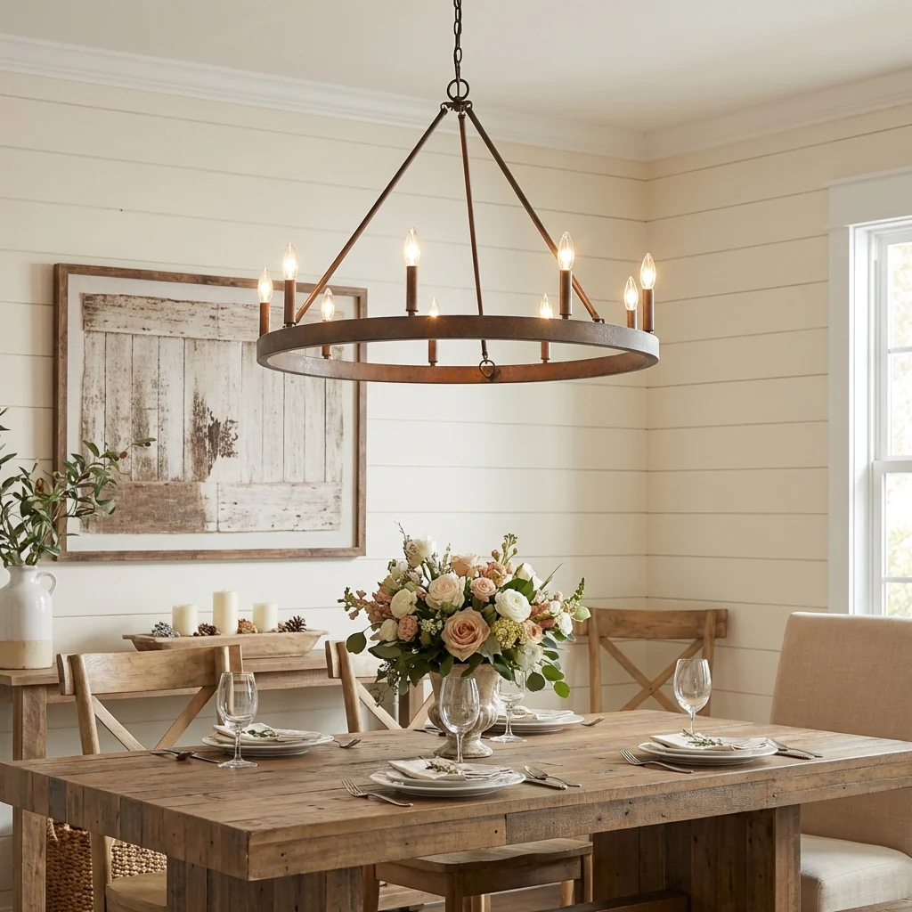 Carraway 9-light Chandelier in Copper Patina - Image 5