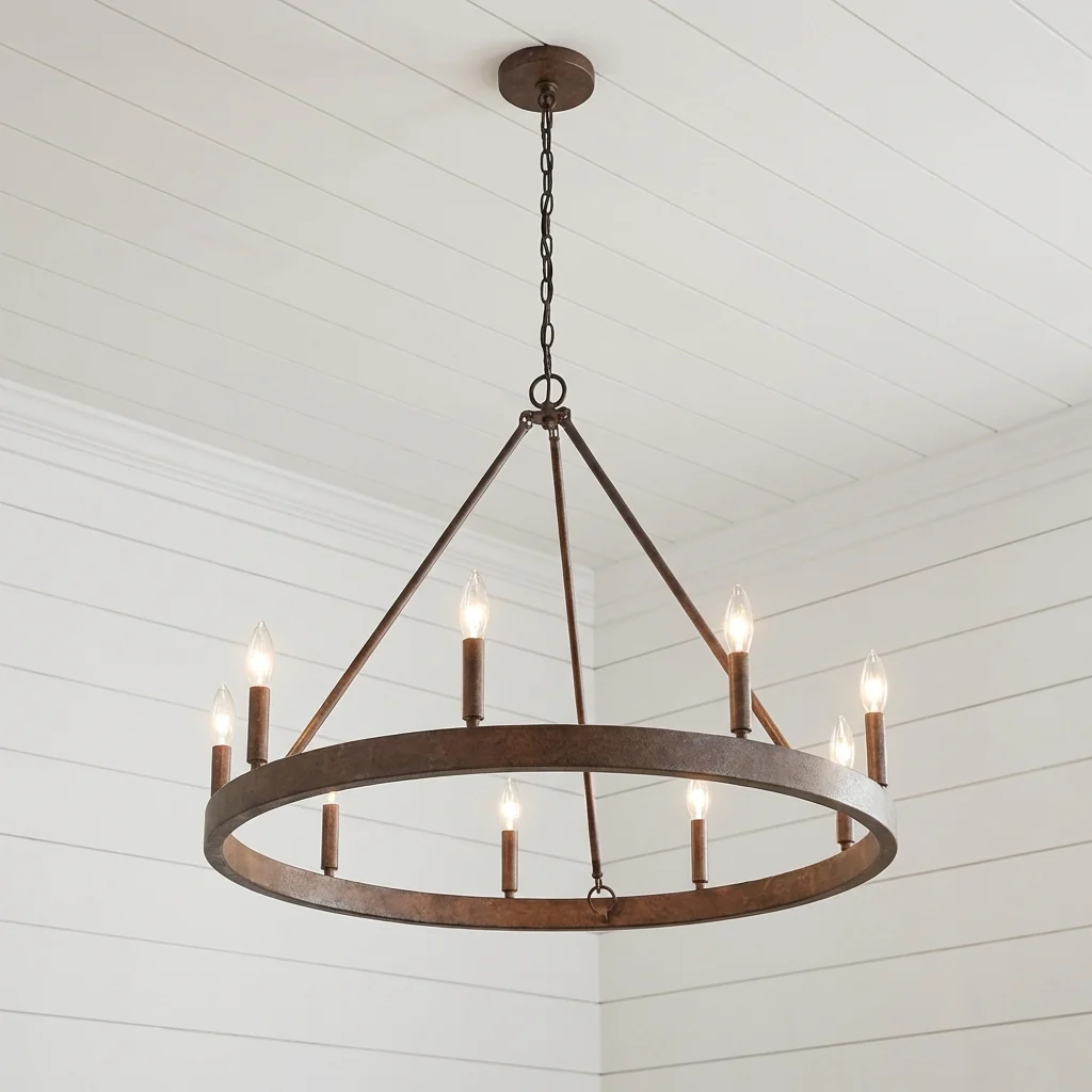 Carraway 9-light Chandelier in Copper Patina - Image 6