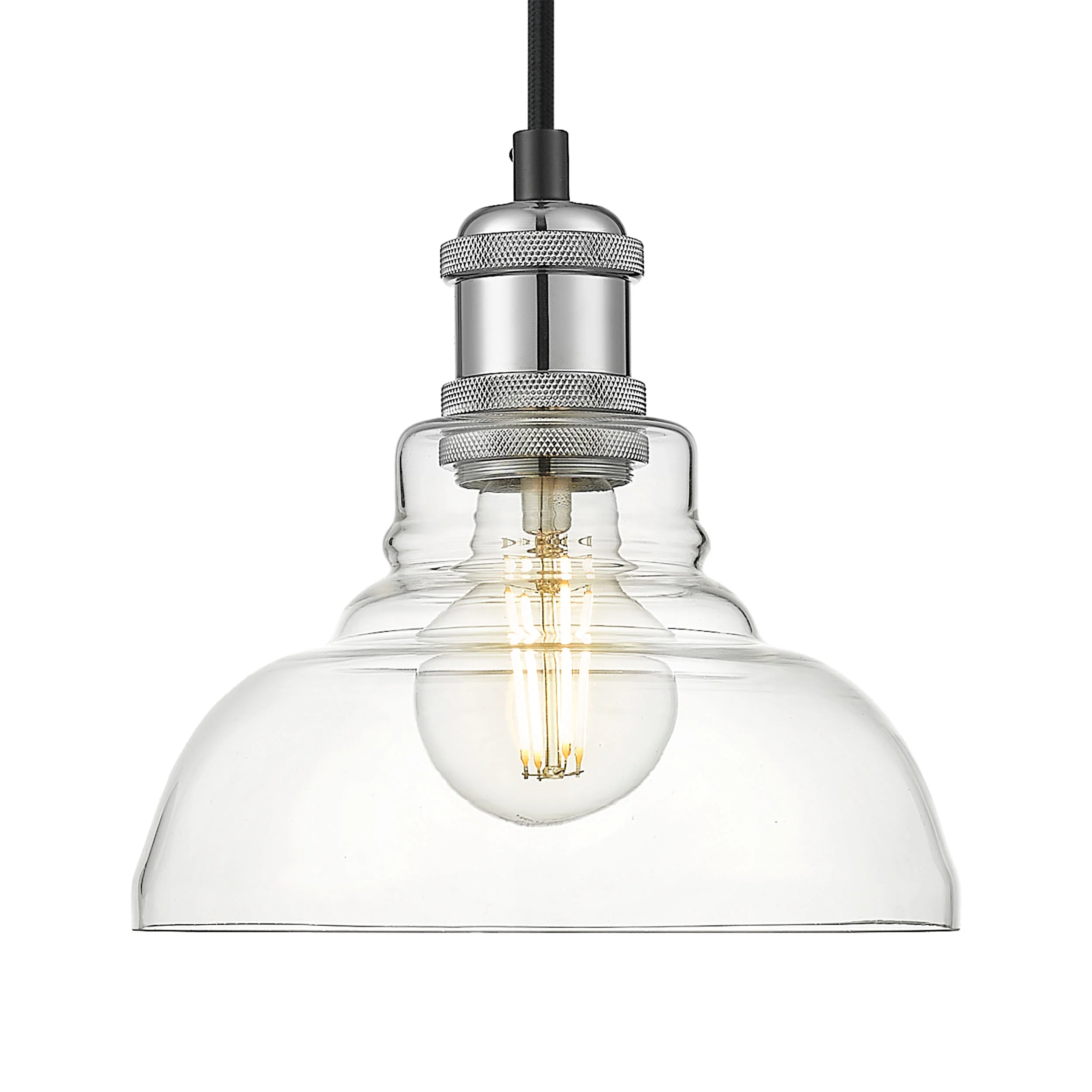 Carver 1-light Pendant in Chrome