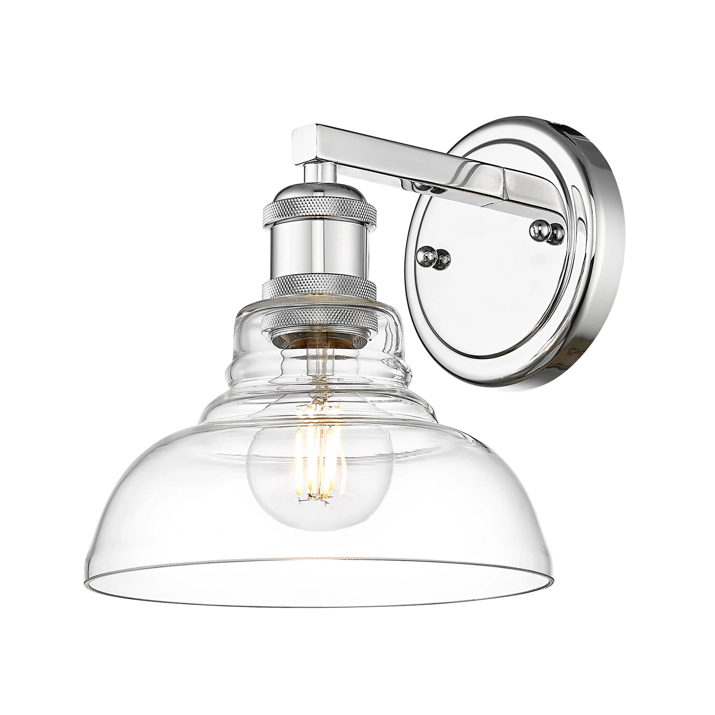 Carver 1-light Vanity in Chrome