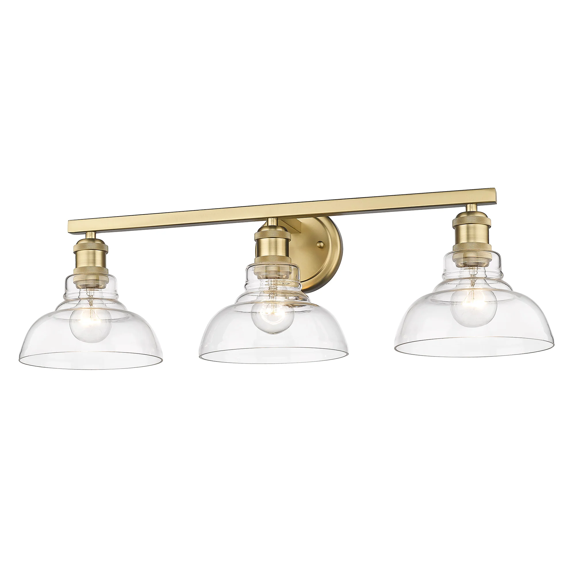 Carver 3-light Vanity in Brushed Champagne Brass