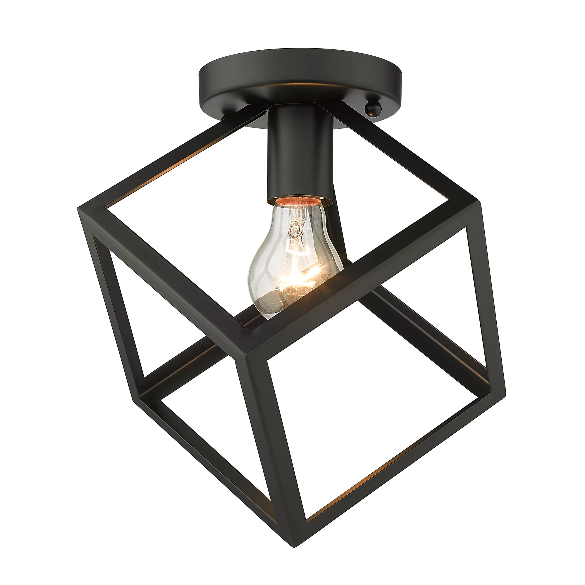 Cassio 1-light Flush Mount in Matte Black - Image 2