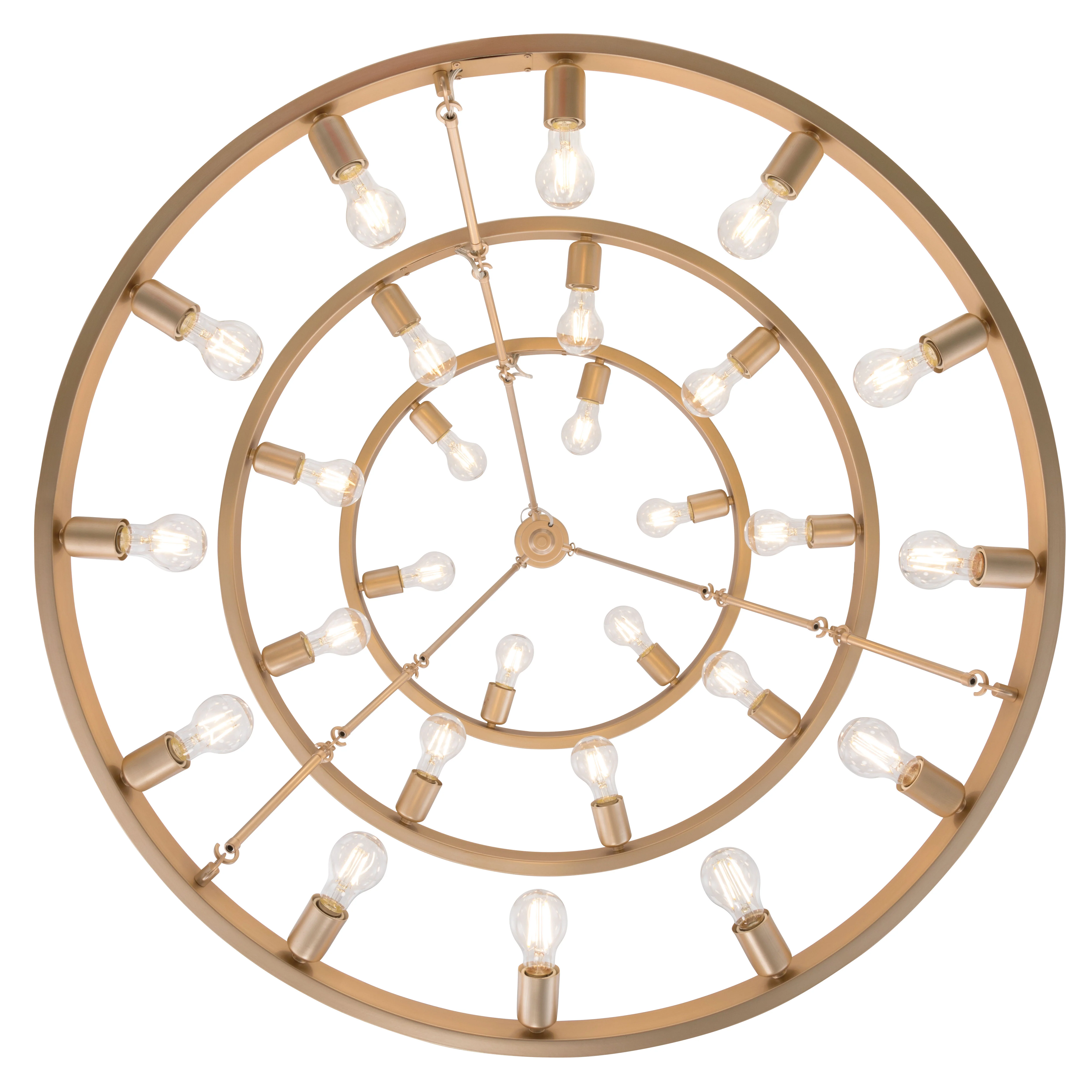Castile 27-light 3-tier Chandelier (6+9+12) in French Gold - Image 5