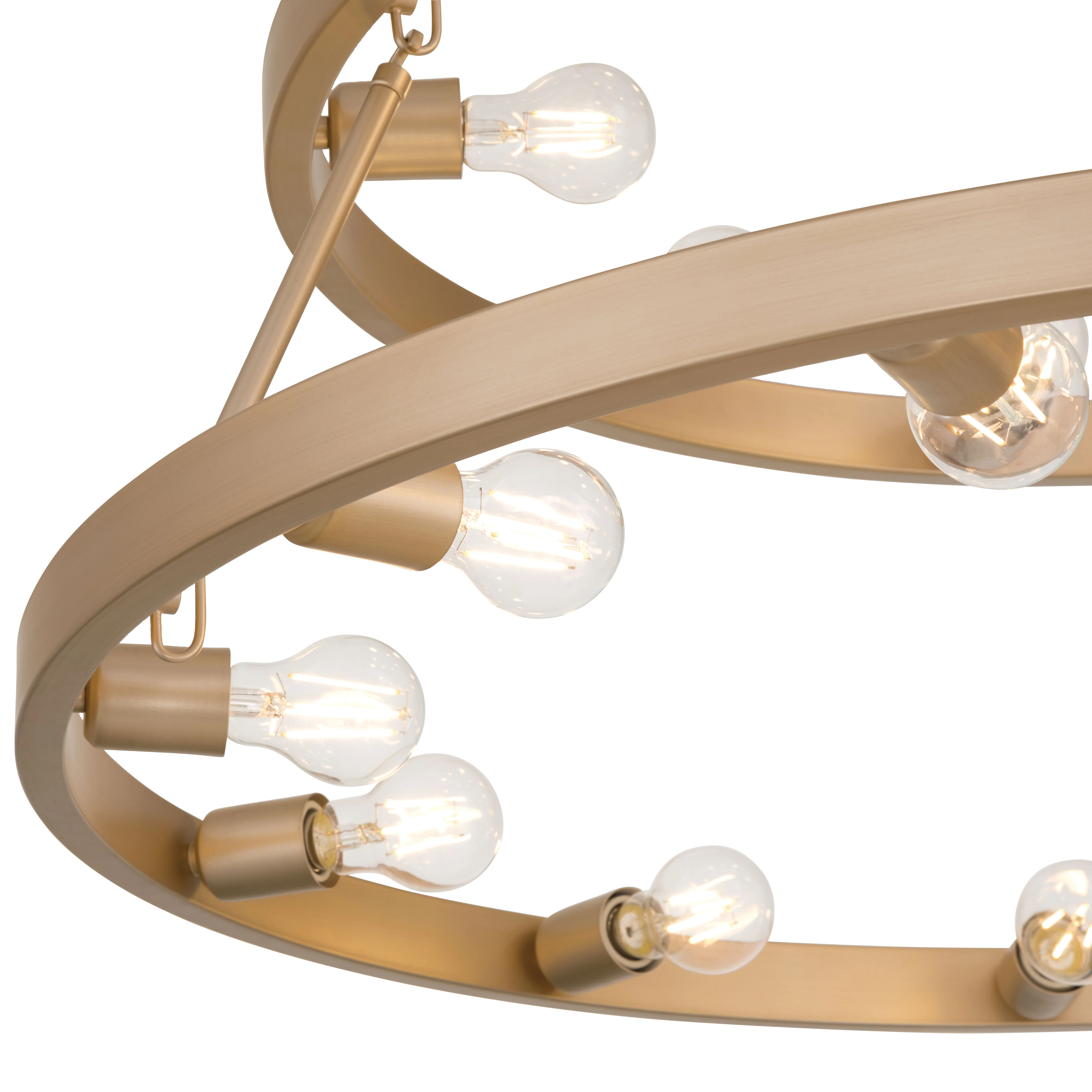 Castile 27-light 3-tier Chandelier (6+9+12) in French Gold - Image 6