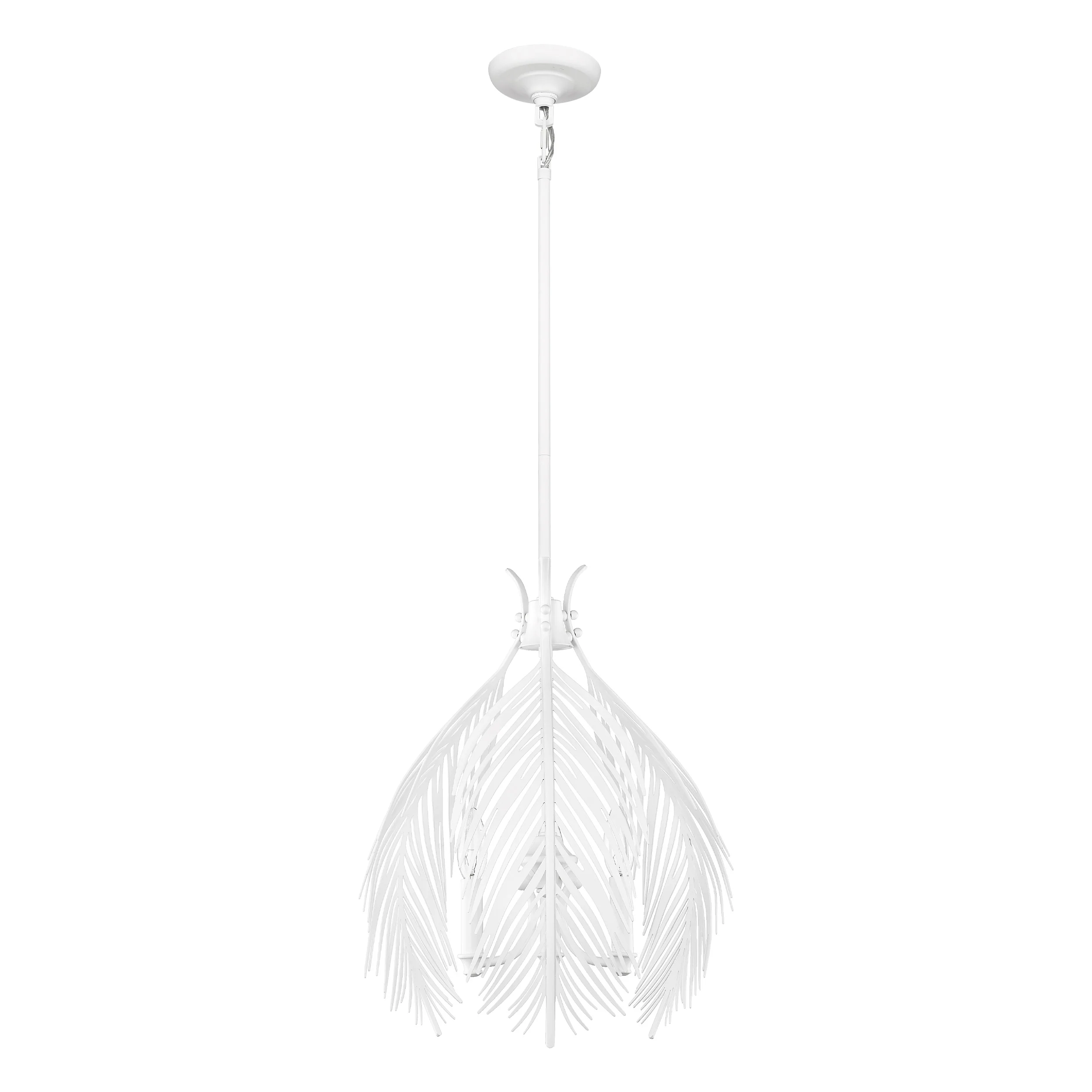 Cay 3-light Pendant in Matte White - Image 4