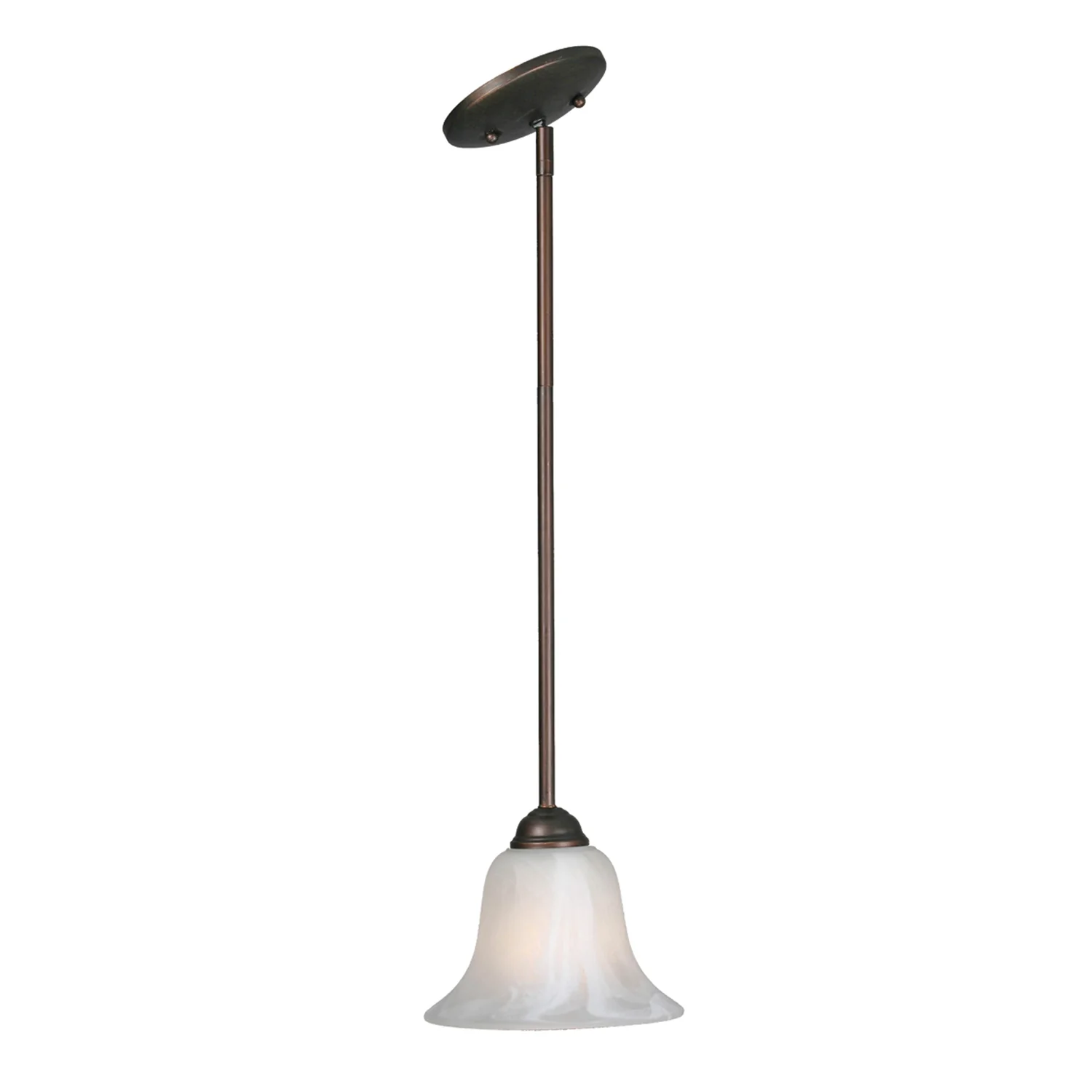 Chime 1-light Pendant in Rubbed Bronze