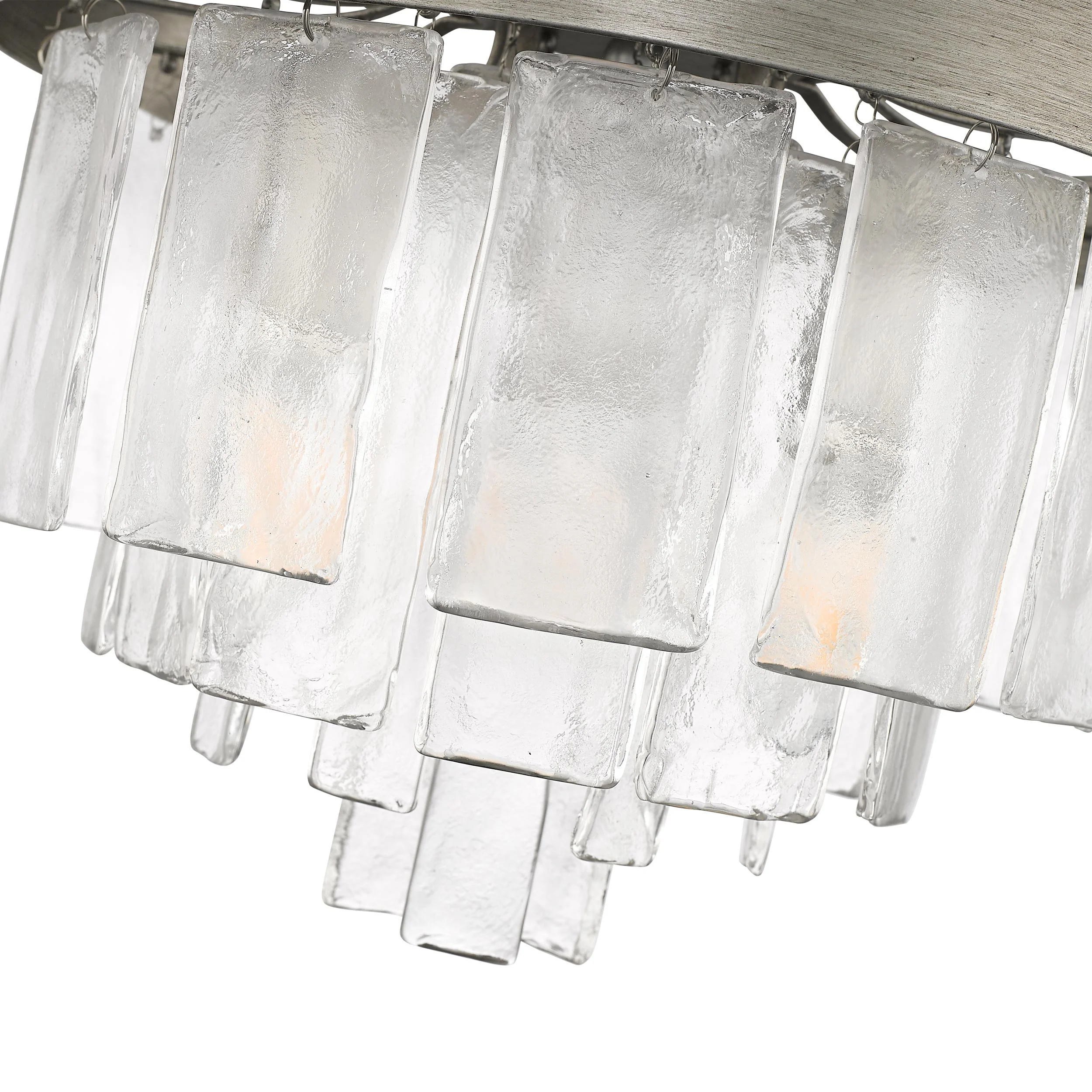 Ciara 3-light Flush Mount in Peruvian Silver - Image 4