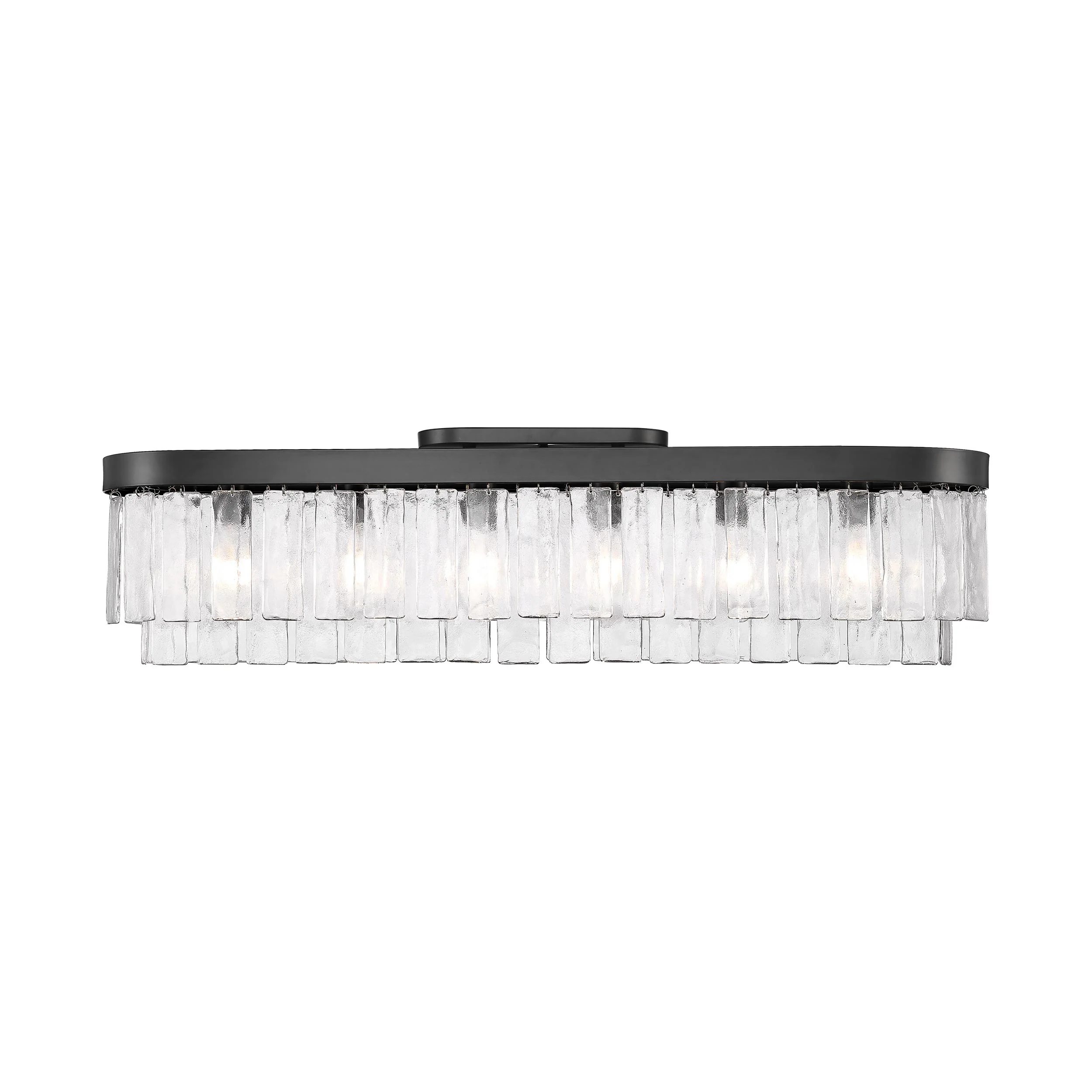 Ciara 6-light Flush Mount in Matte Black - Image 2
