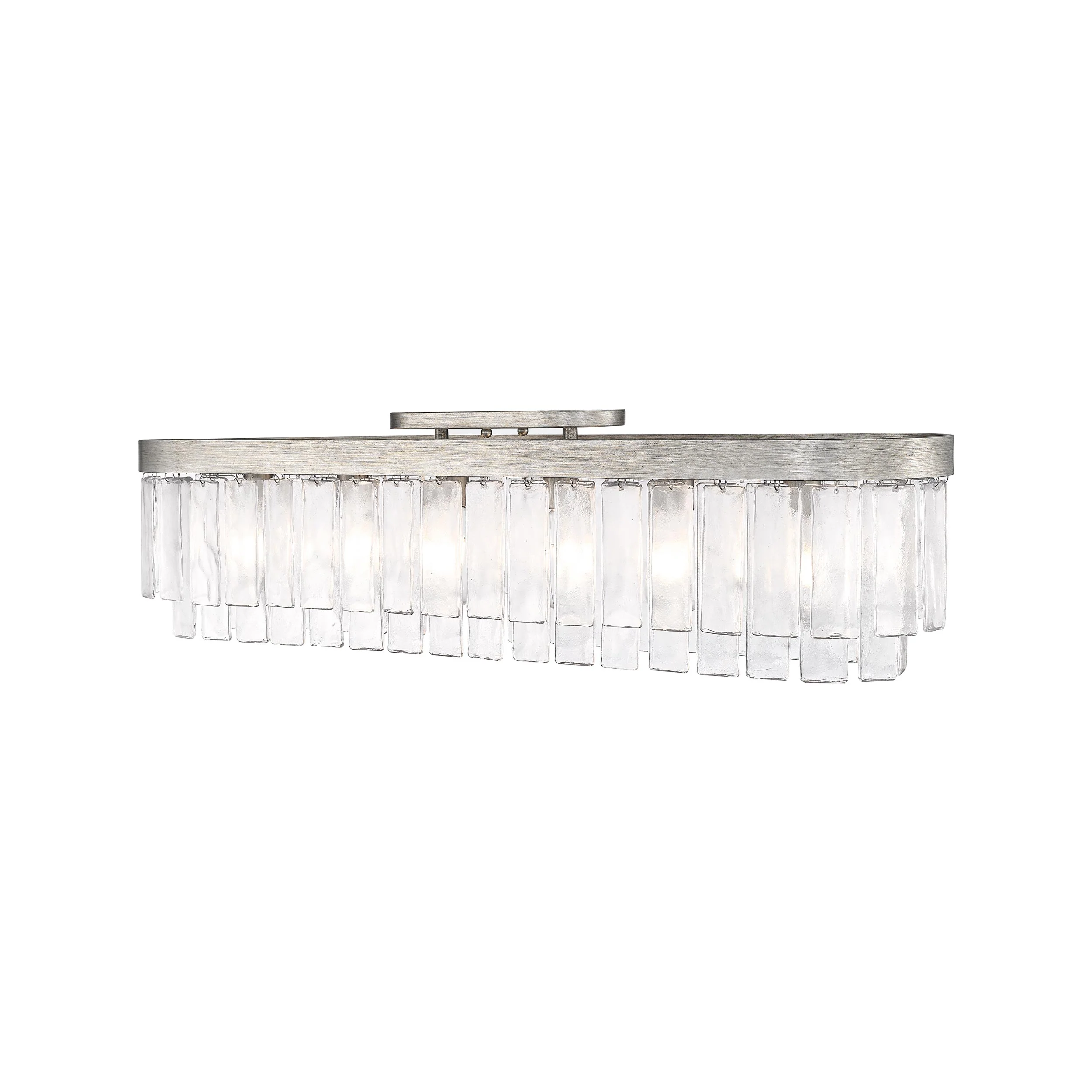 Ciara 6-light Flush Mount in Peruvian Silver - Image 5