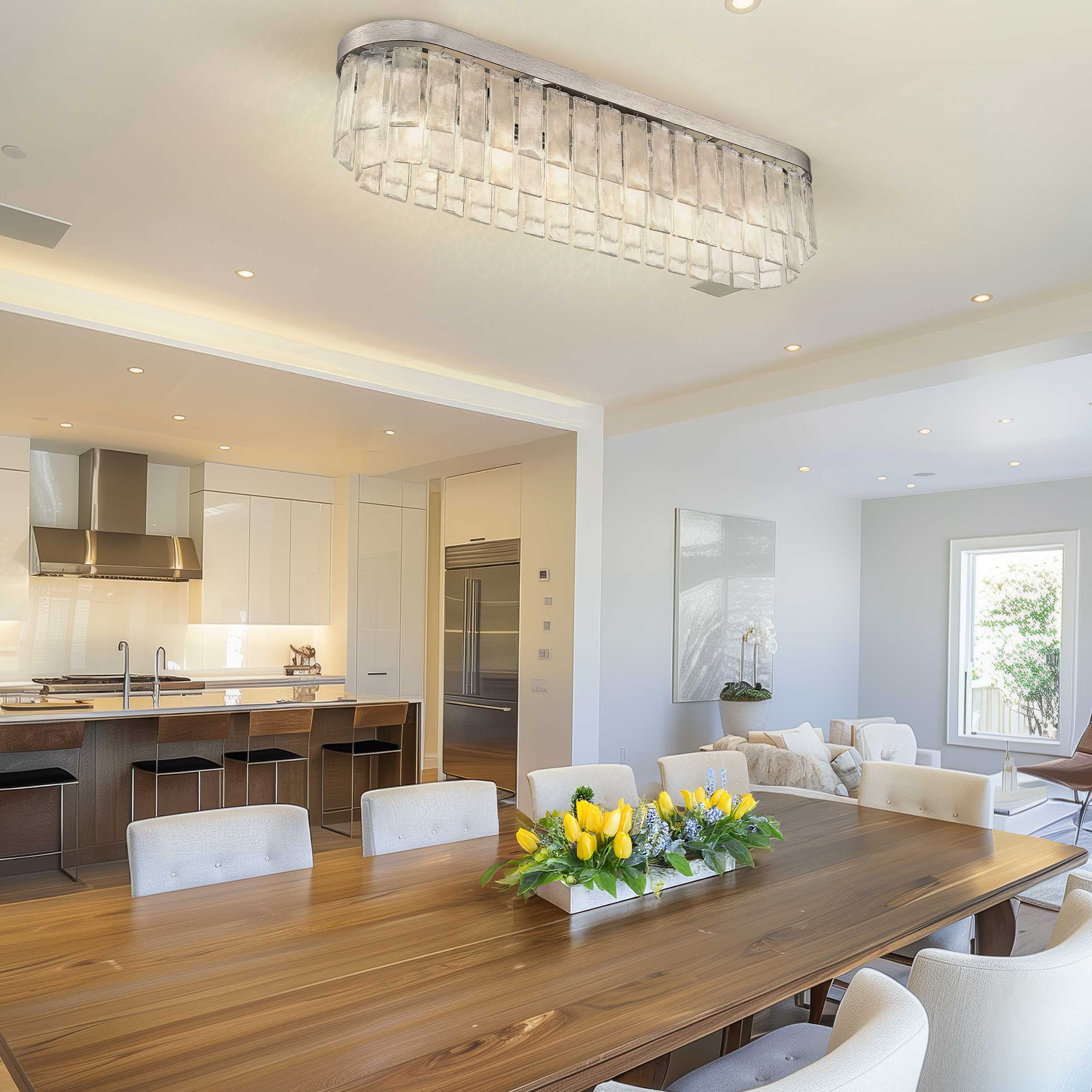 Ciara 6-light Flush Mount in Peruvian Silver - Image 8