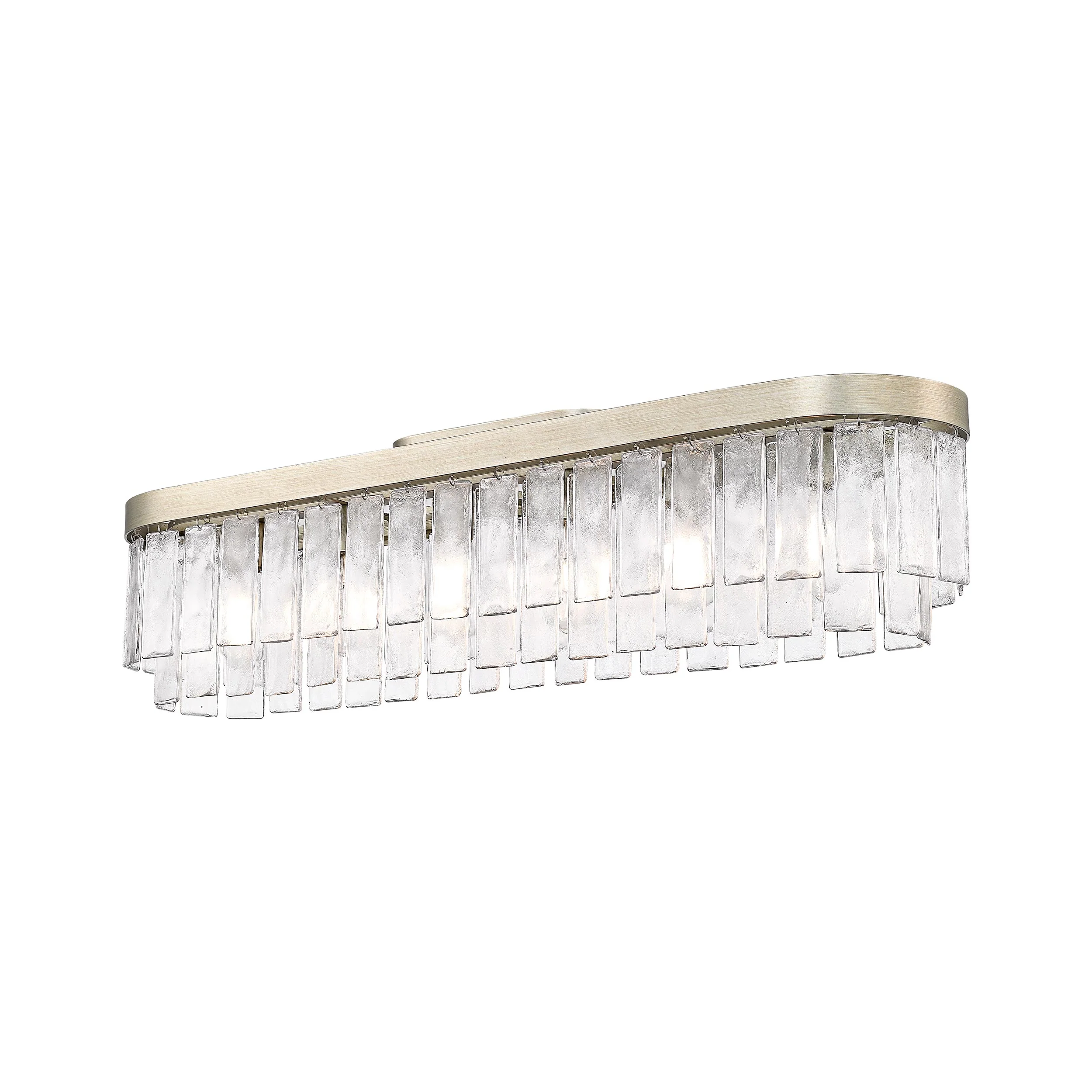 Ciara 6-light Flush Mount in White Gold - Image 3