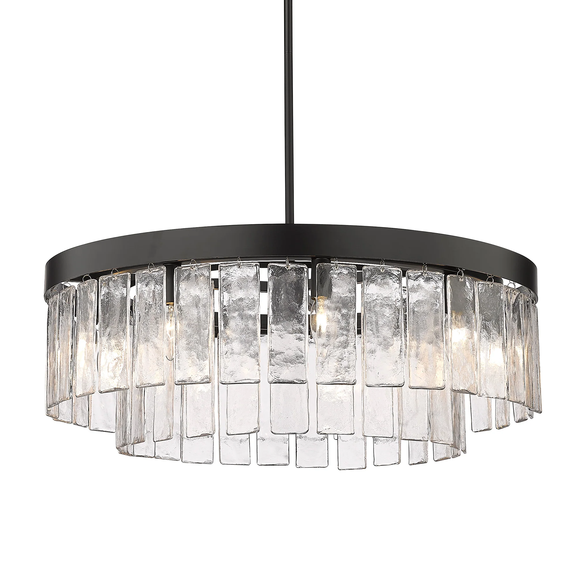 Ciara 9-light Chandelier in Matte Black - Image 2