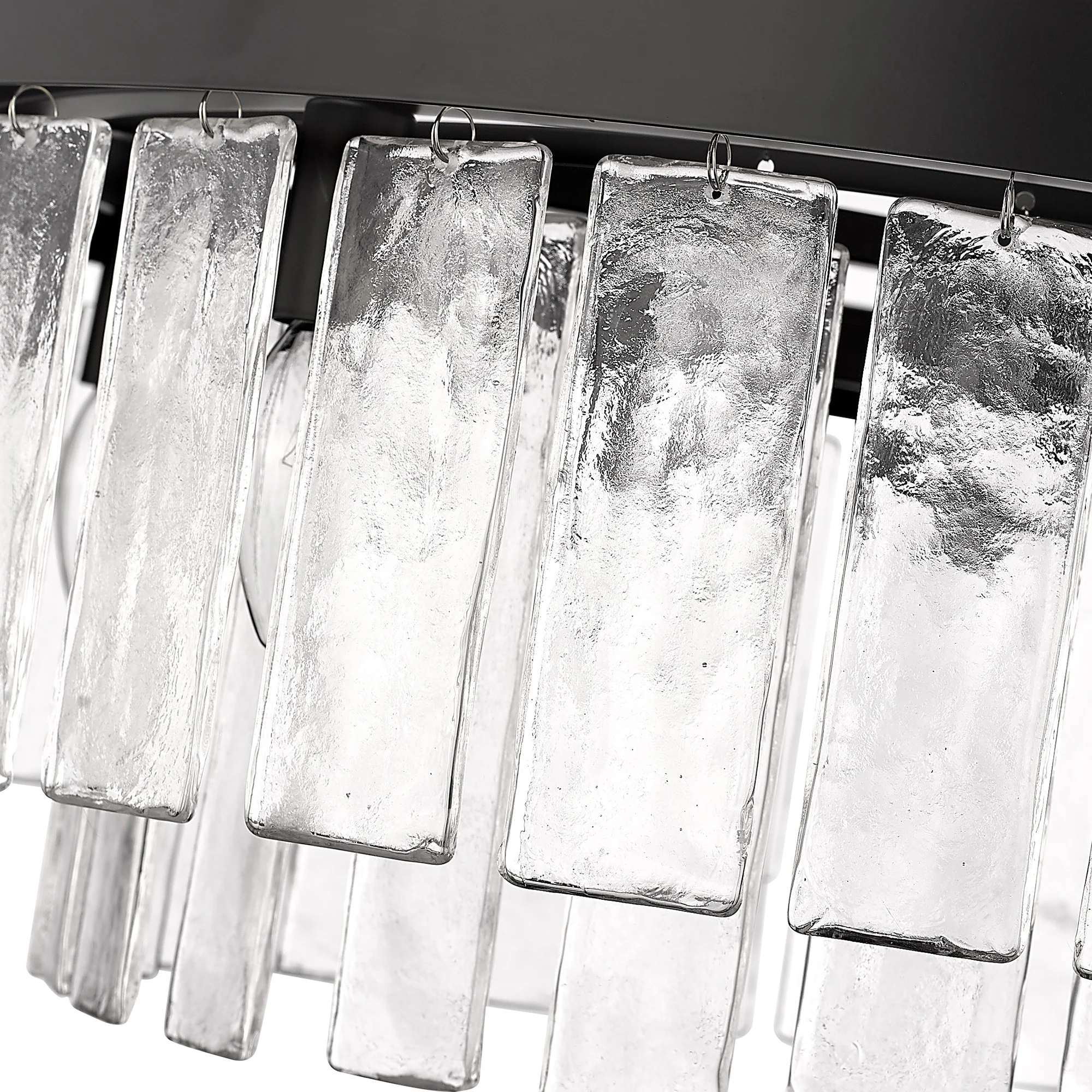 Ciara 9-light Chandelier in Matte Black - Image 4