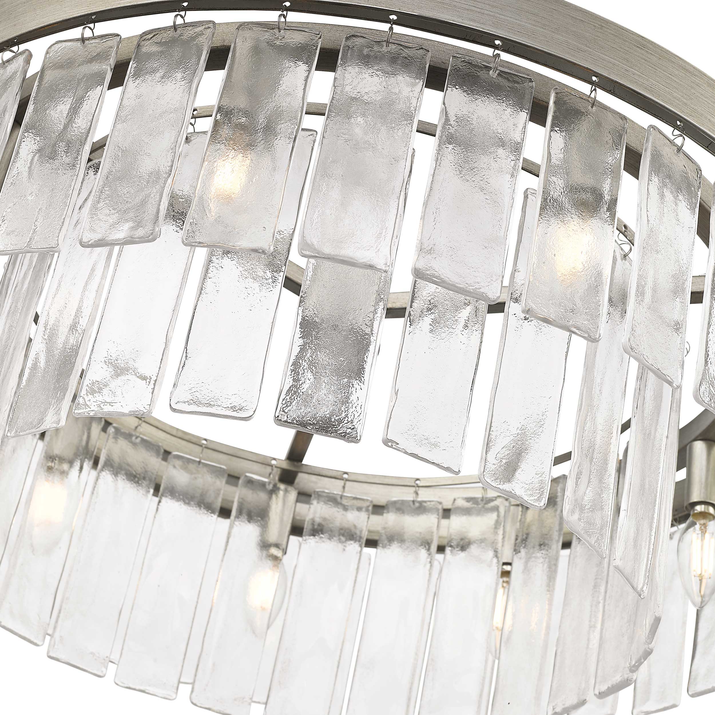 Ciara 9-light Chandelier in Peruvian Silver - Image 5