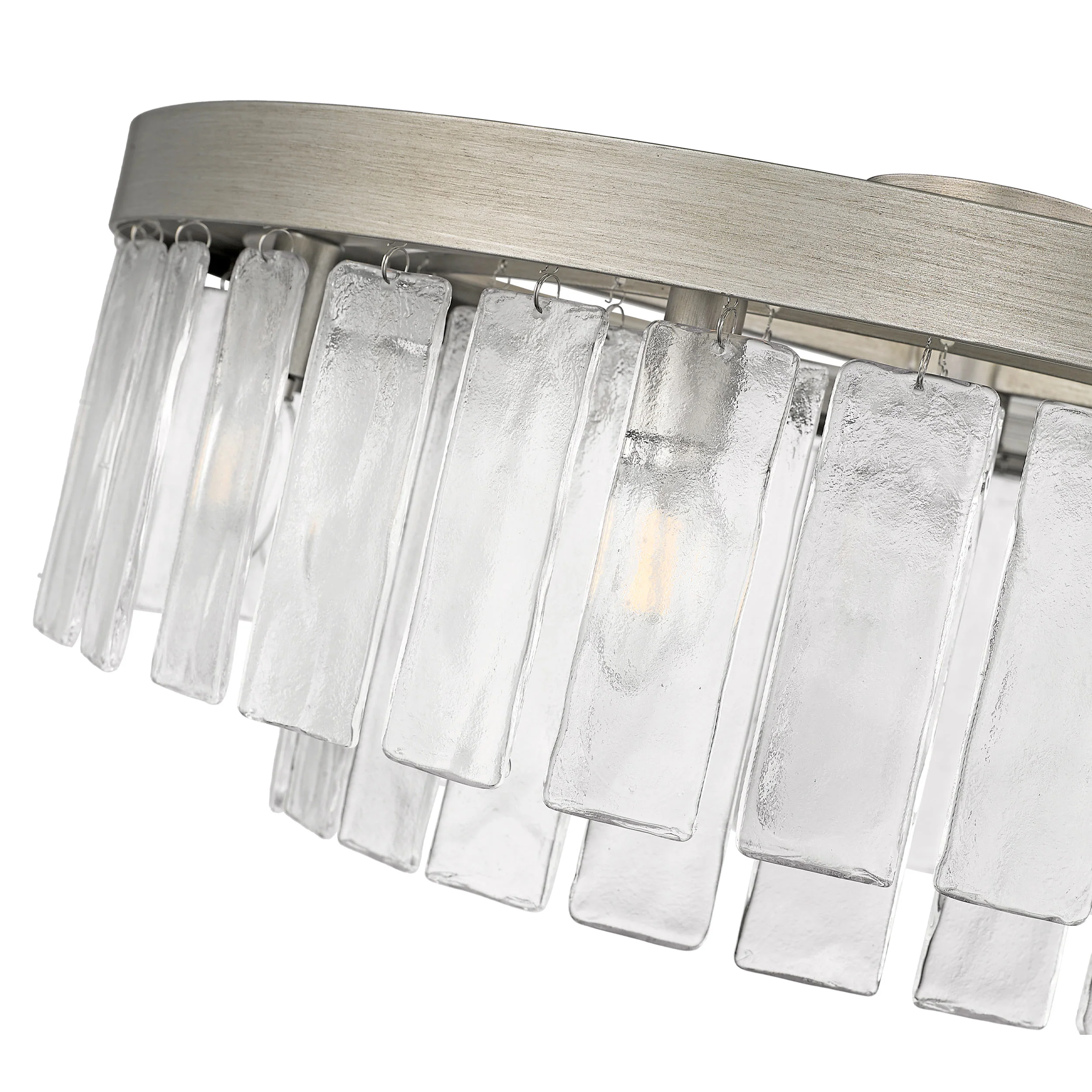 Ciara 9-light Semi-Flush Mount in Peruvian Silver - Image 6