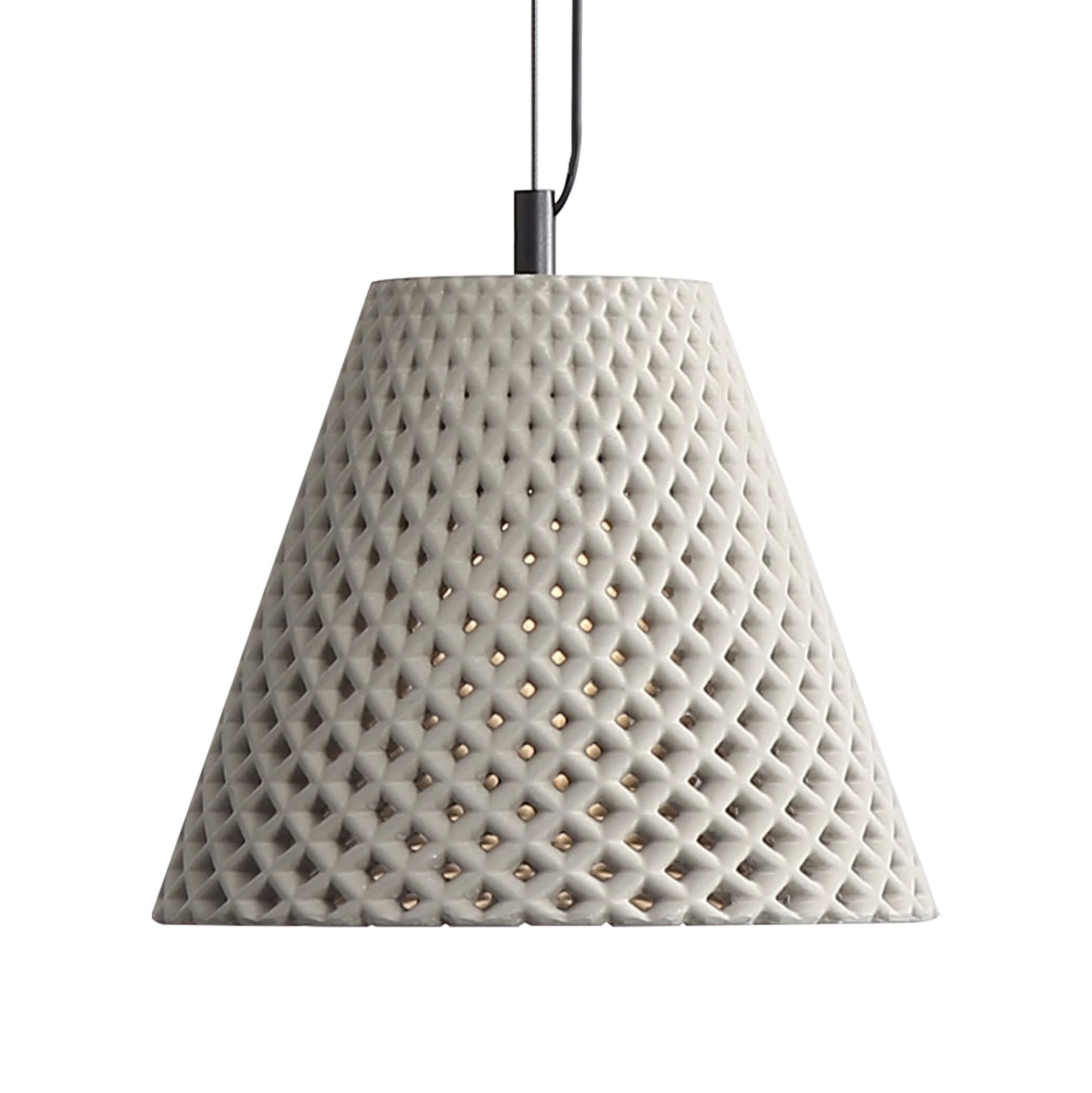 Clarus 10in Integrated LED Pendant in Grey Cement