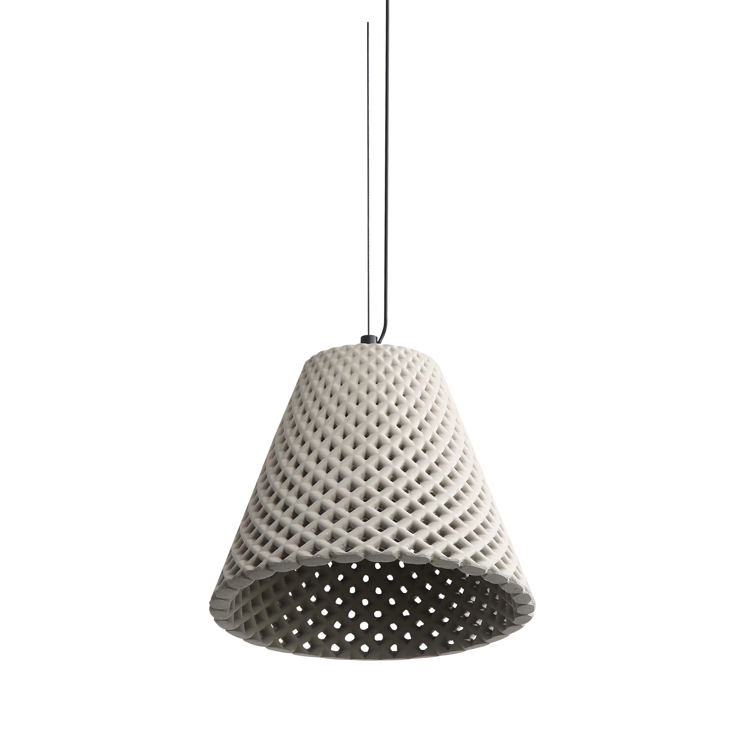 Clarus 10in Integrated LED Pendant in Grey Cement - Image 3