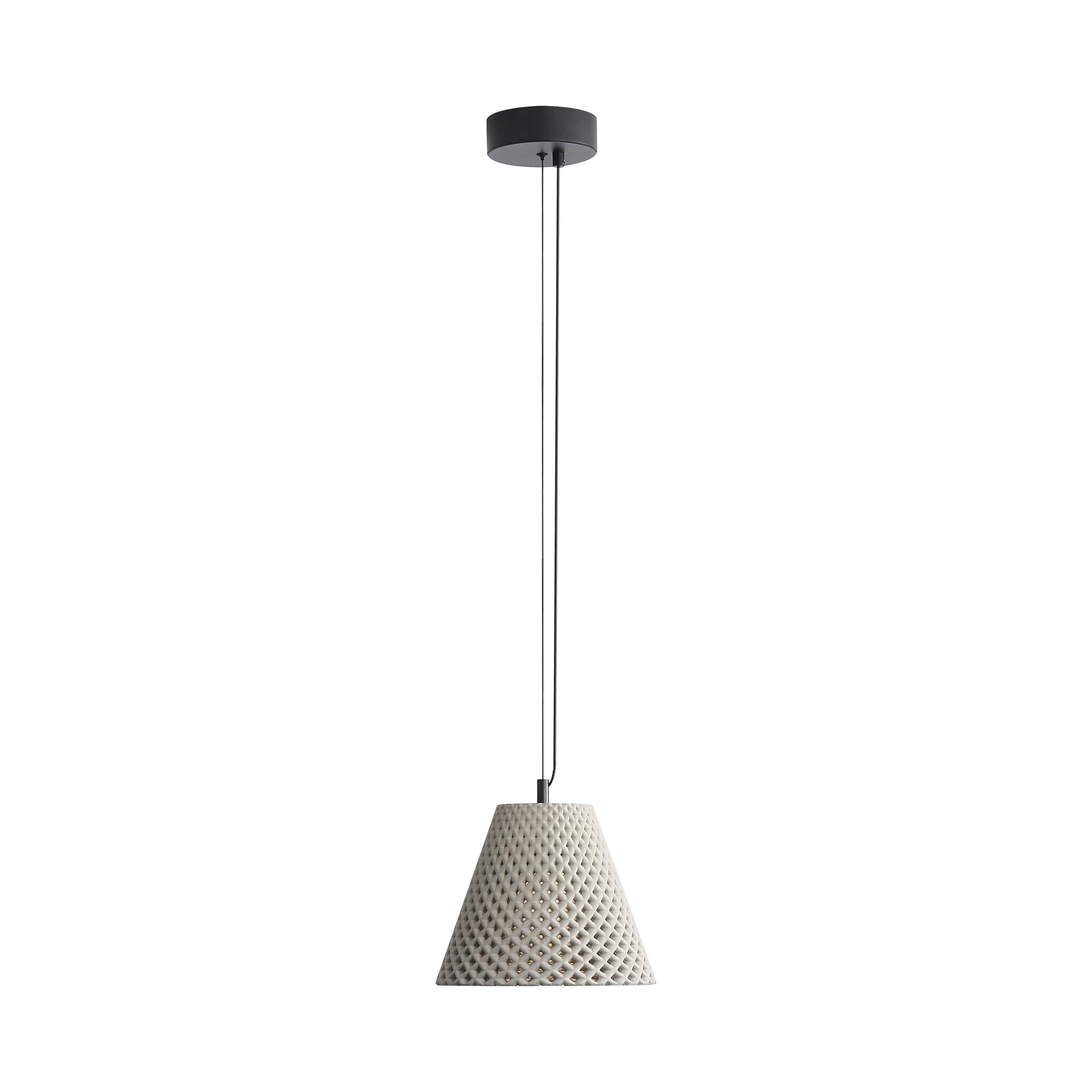 Clarus 10in Integrated LED Pendant in Grey Cement - Image 5