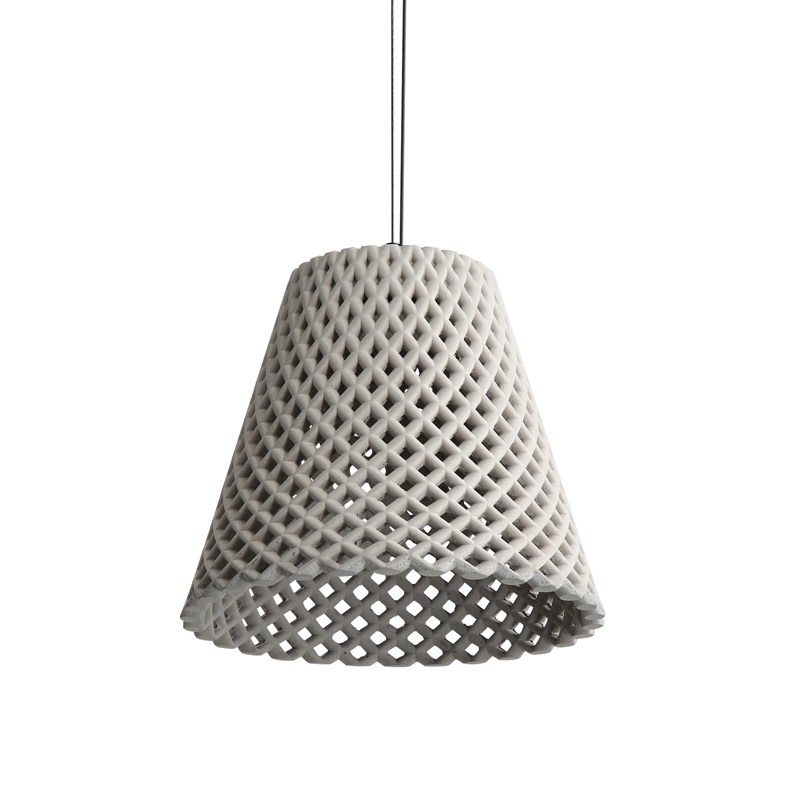 Clarus 14in Integrated LED Pendant in Grey Cement - Image 3