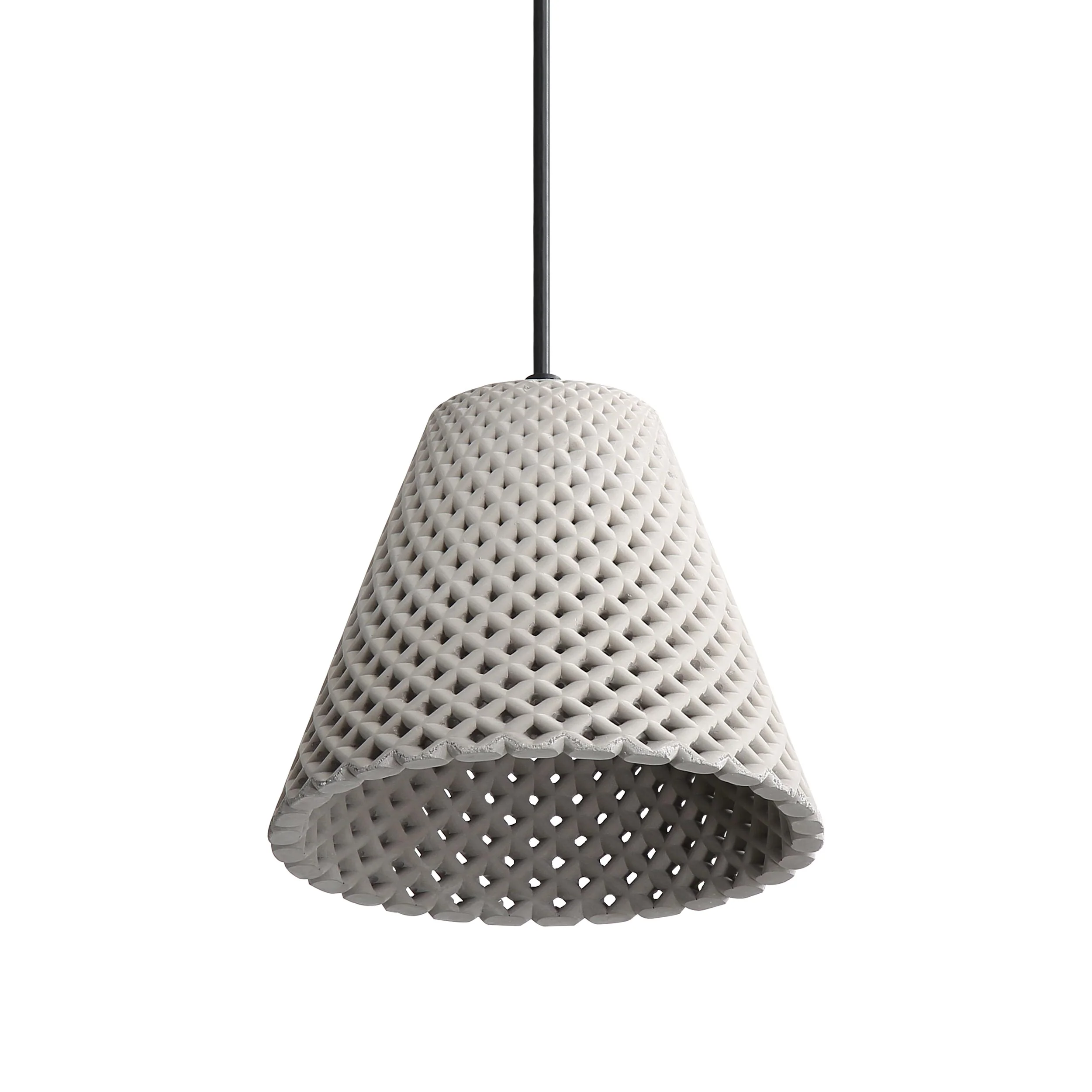 Clarus 8in Integrated LED Pendant in Grey Cement - Image 4