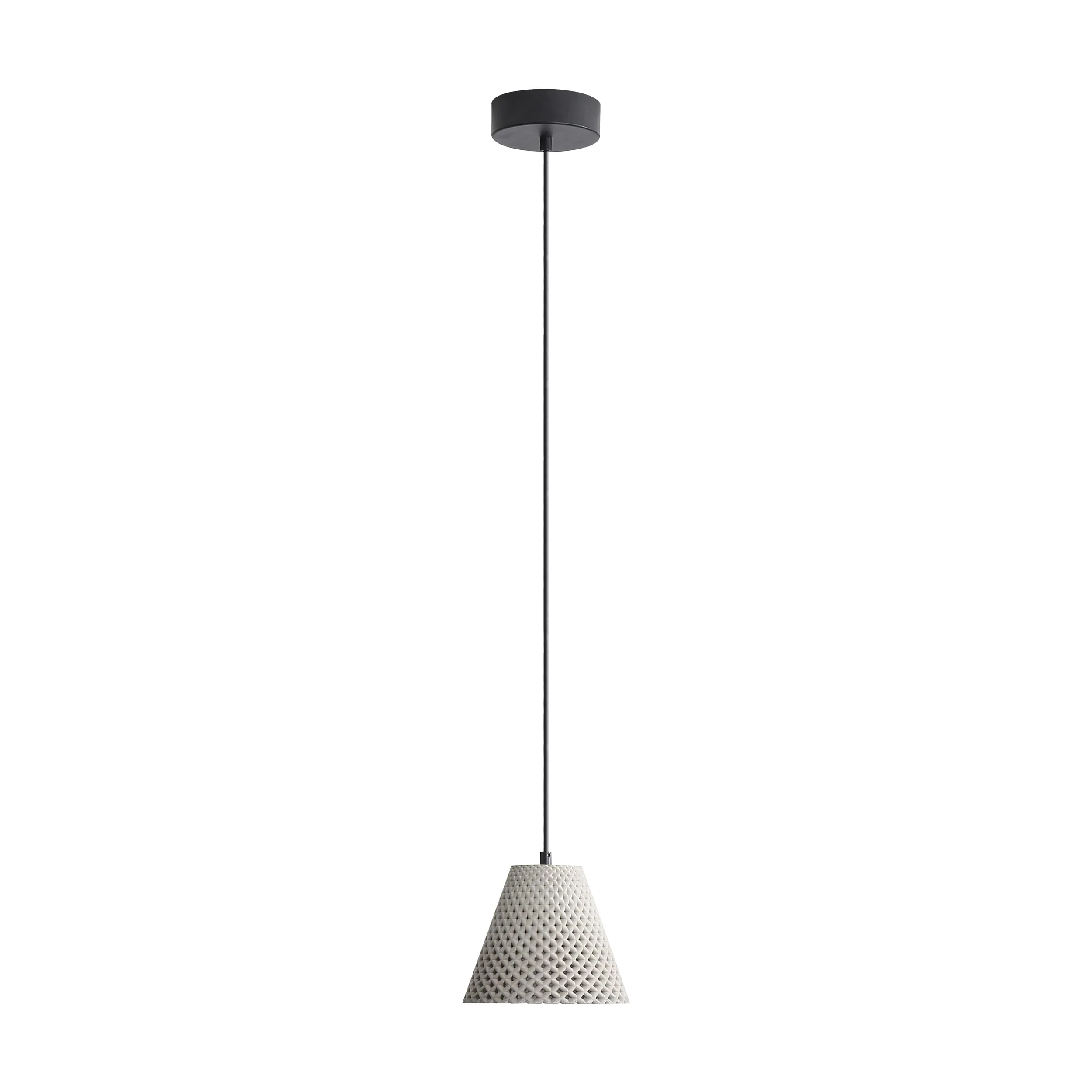 Clarus 8in Integrated LED Pendant in Grey Cement - Image 5