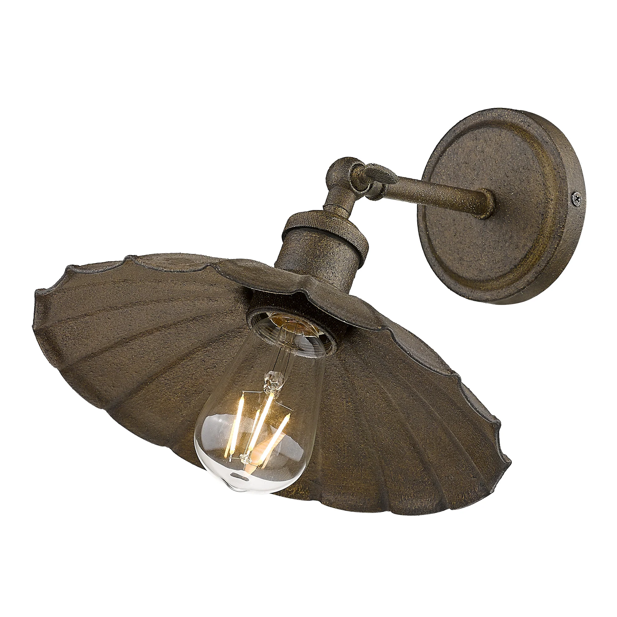 Clemence 1-light Wall Sconce in Dark Rust - Image 4