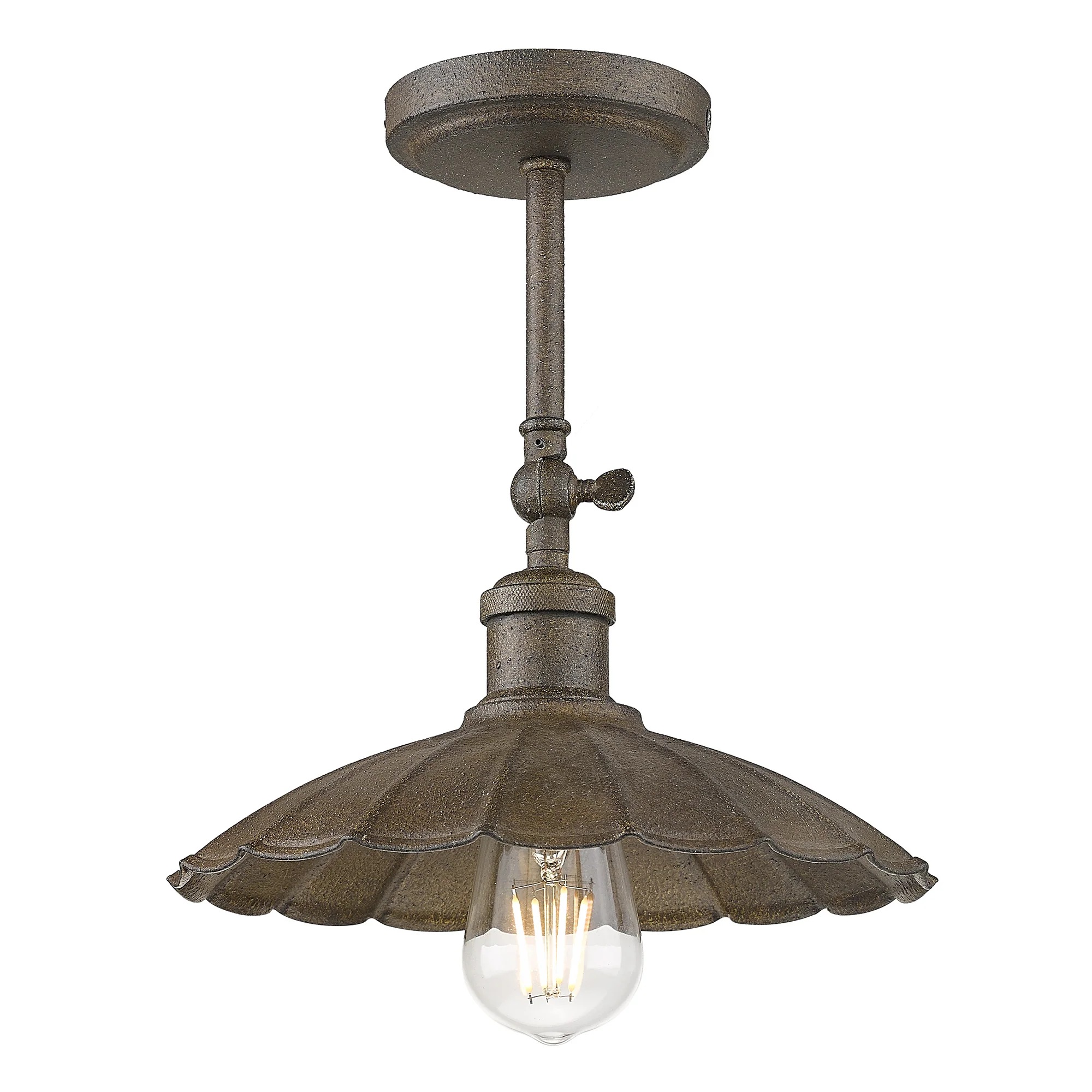 Clemence 1-light Wall Sconce in Dark Rust - Image 5