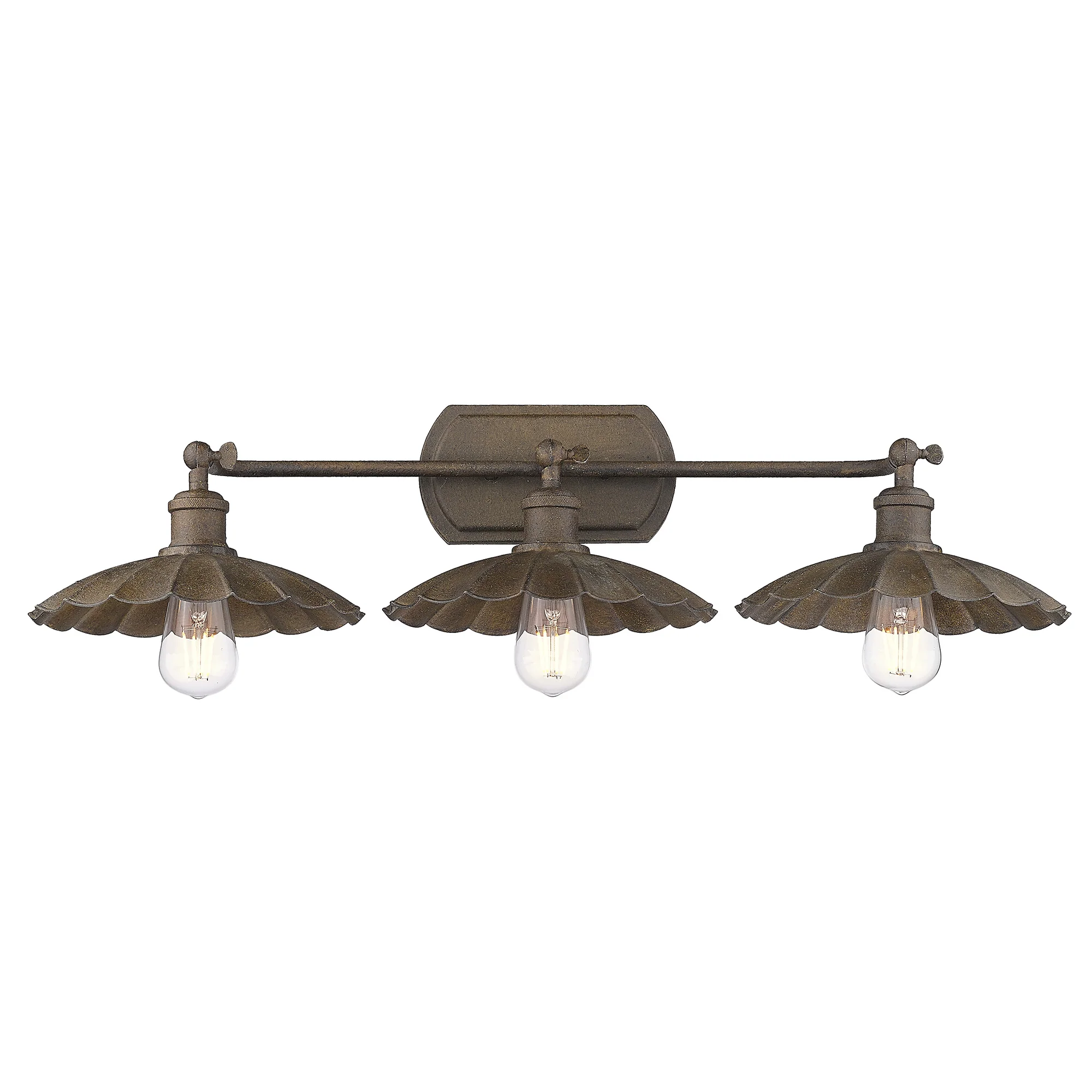 Clemence 3-light Vanity in Dark Rust - Image 2