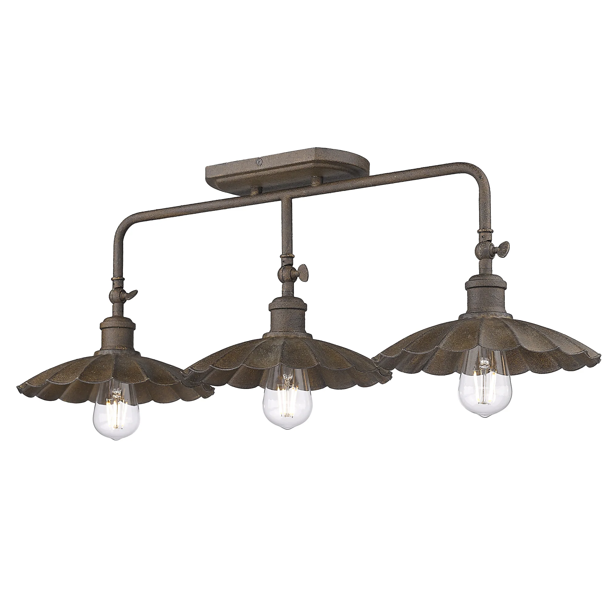 Clemence 3-light Vanity in Dark Rust - Image 3